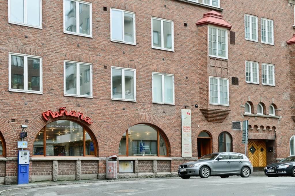 Välkommen till Lasarettsgatan och restaurang Mañana