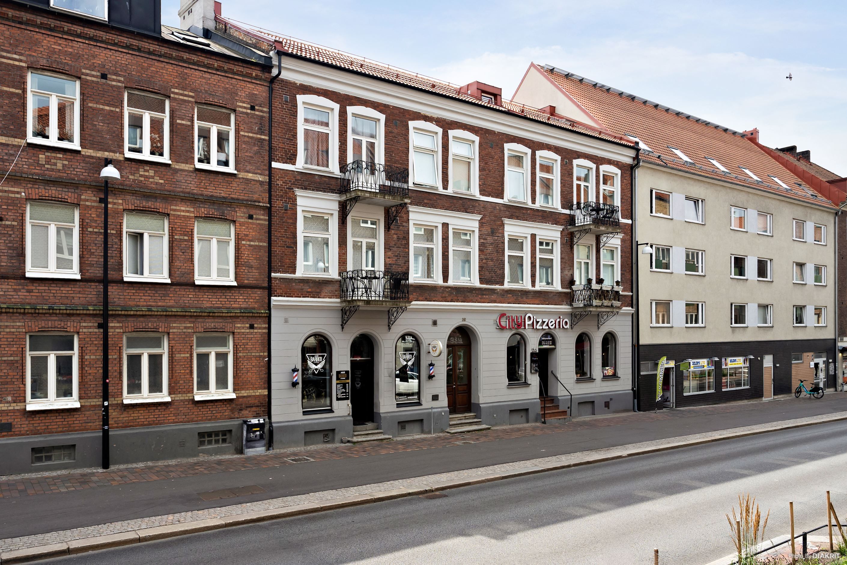 Vy mot fastigheten