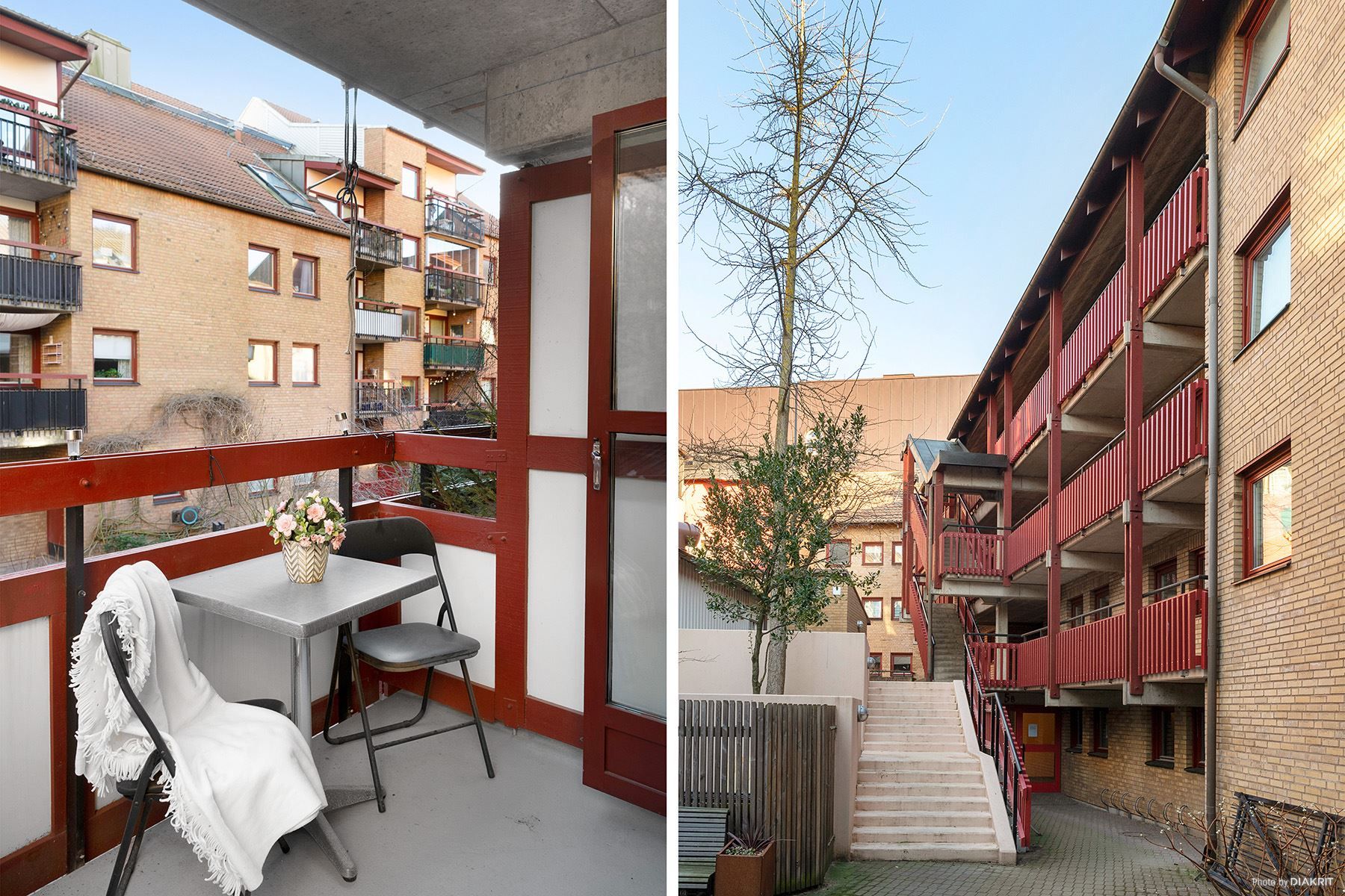 Balkongen mot gården