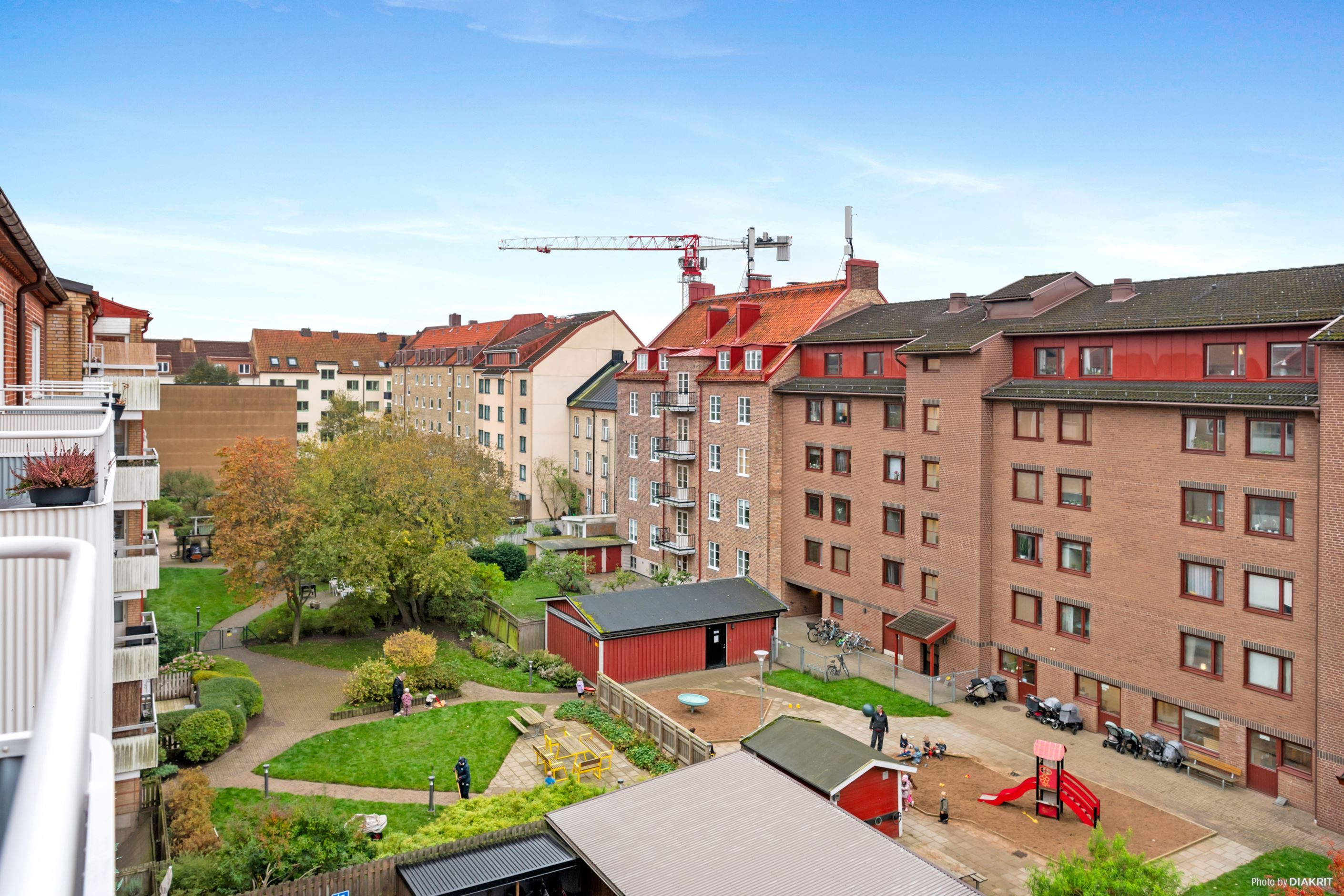 Vy från balkongen