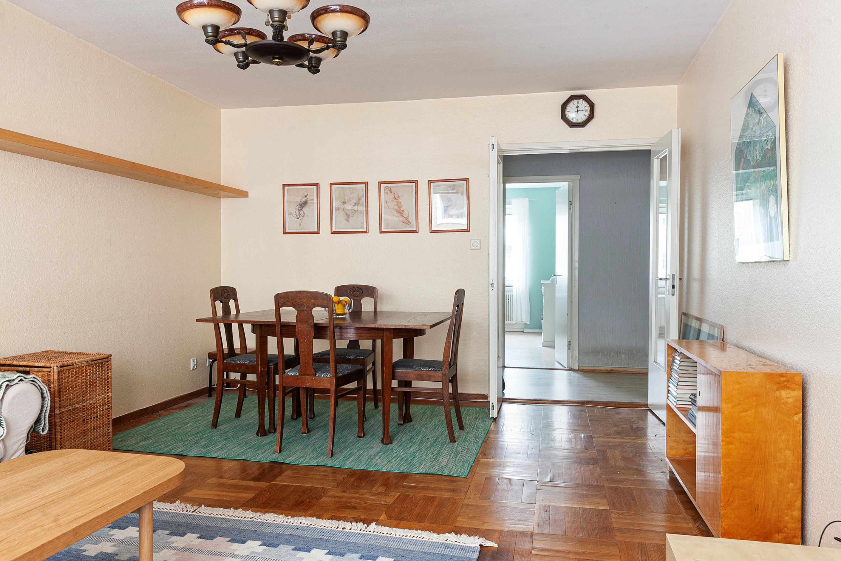 Vy från vardagsrummet