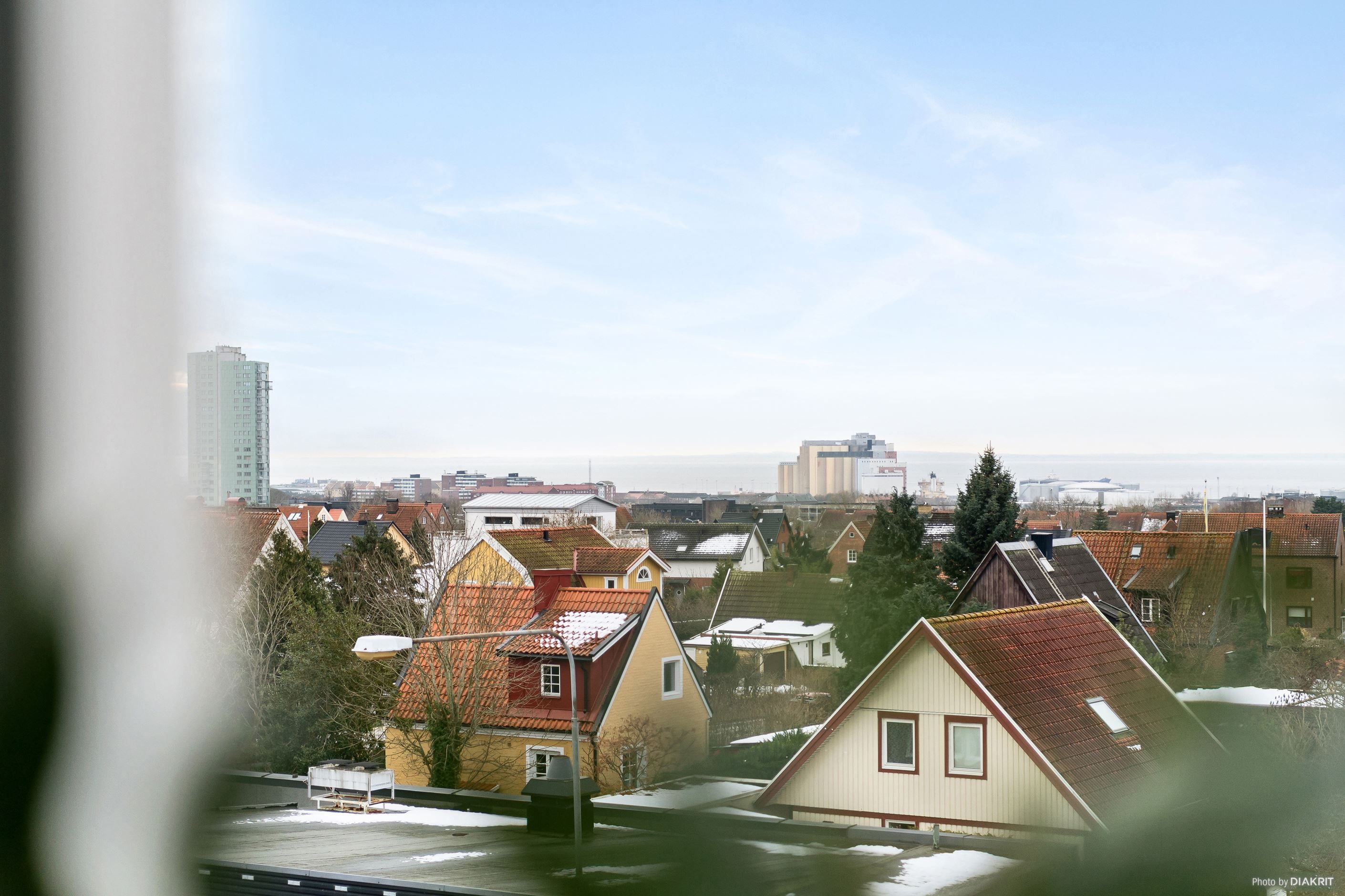 Utsikt från balkong