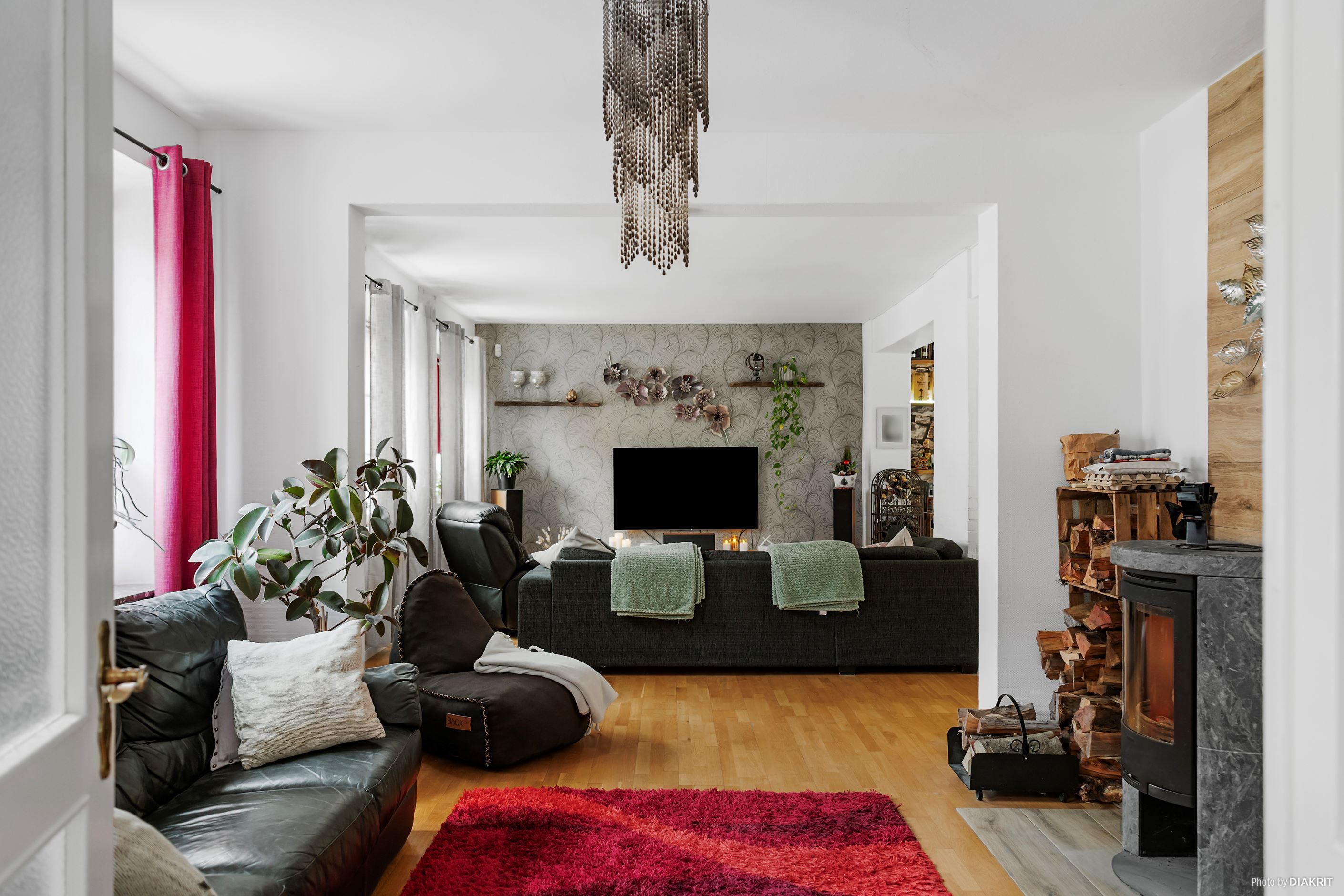 Vy från vardagsrummet