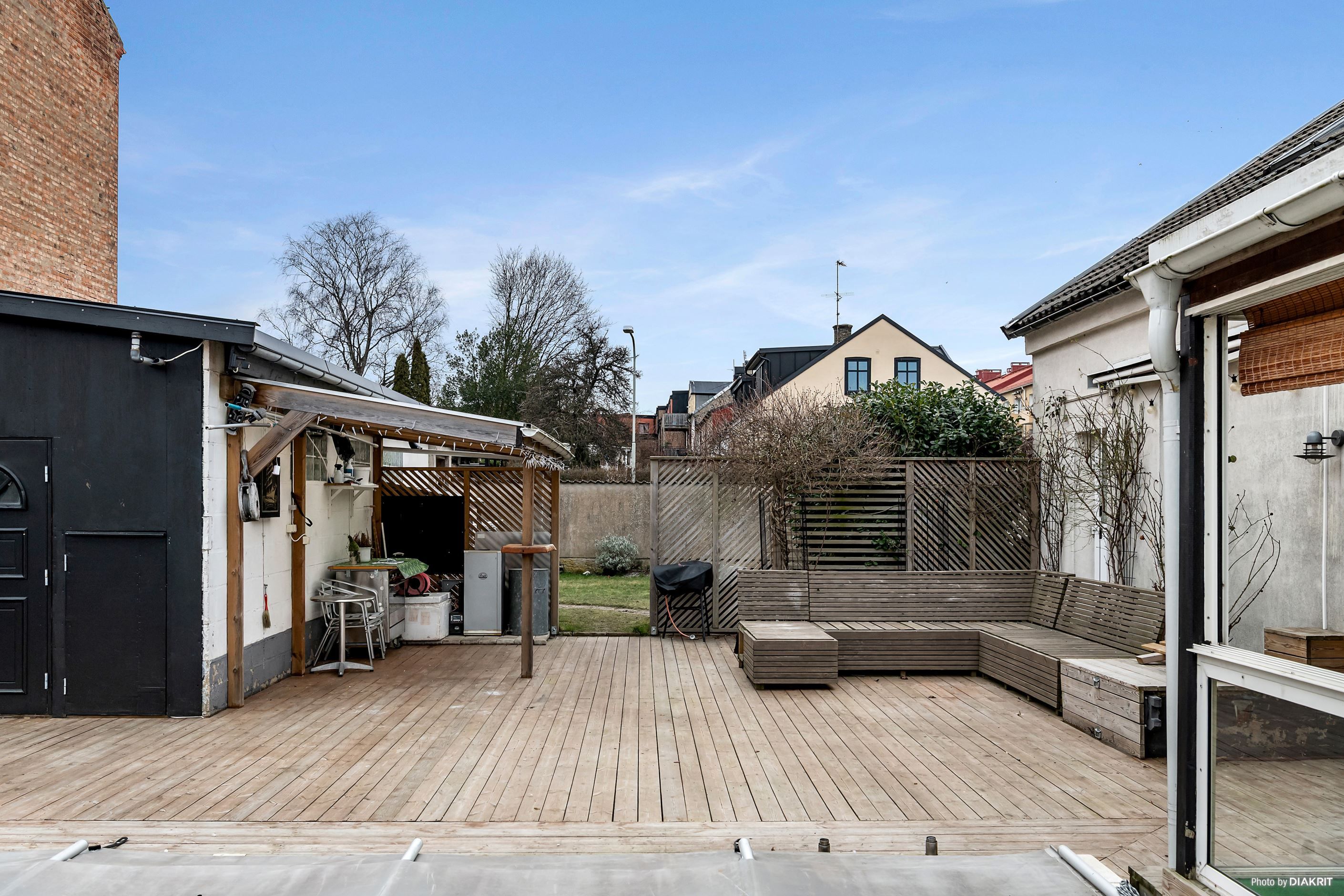 Mysiga stora baksidan