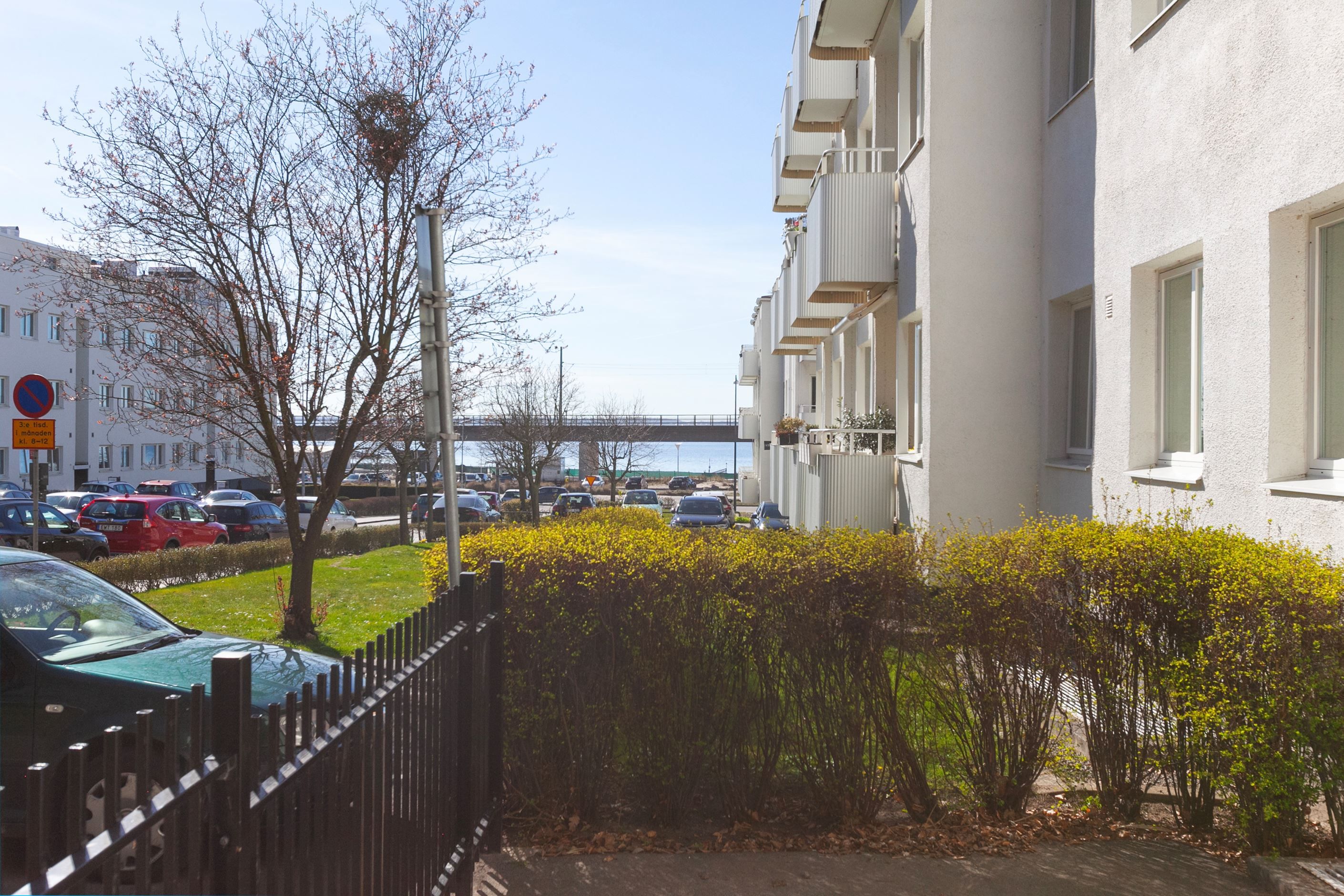 Ett stenkast till stranden och havet