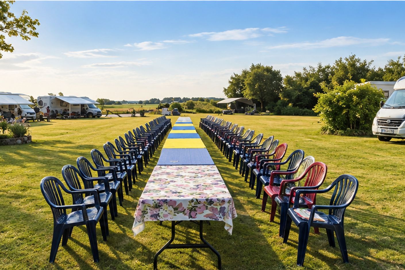 Plats för långbordet