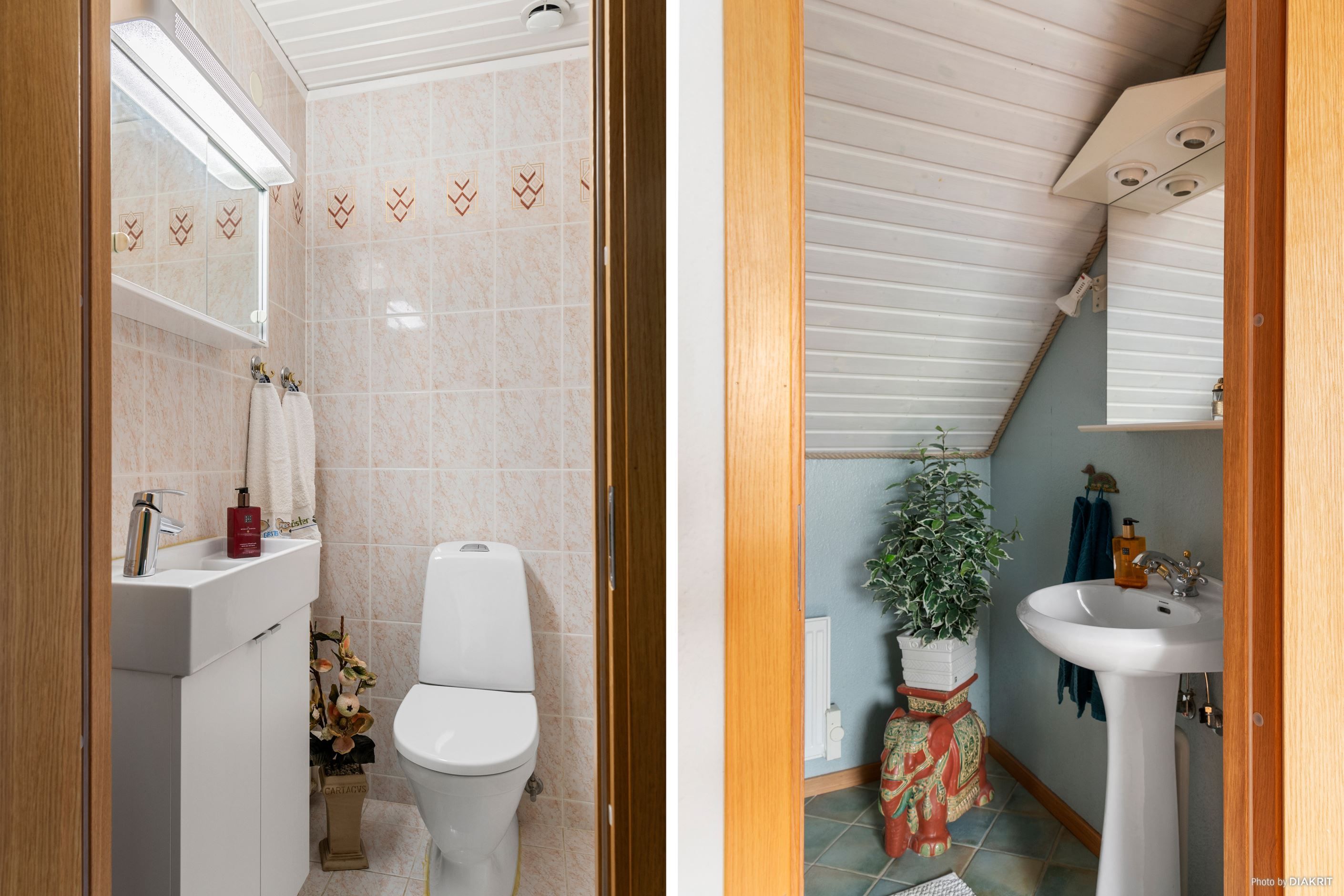 Gäst-wc entré- & ovanplan.