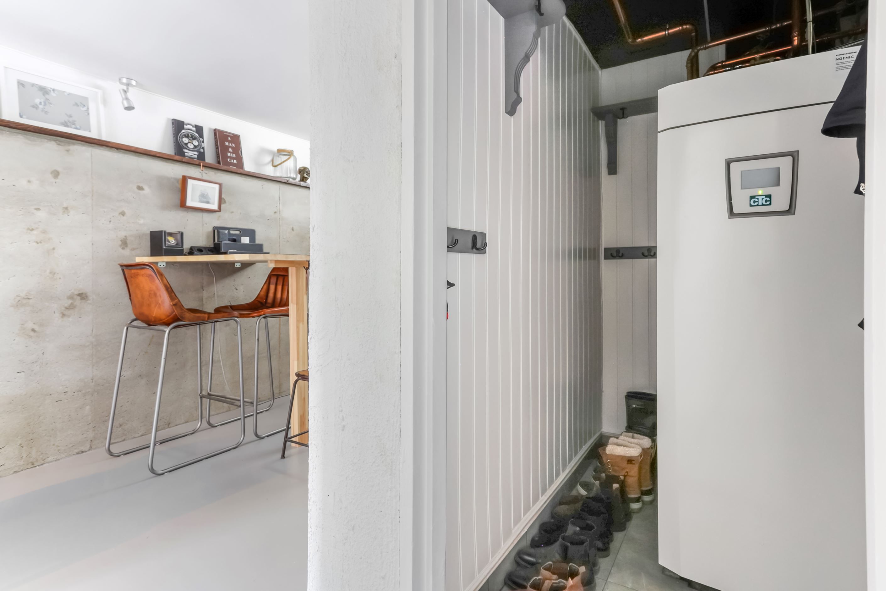 Modern luftvärmepump (luft/vatten)