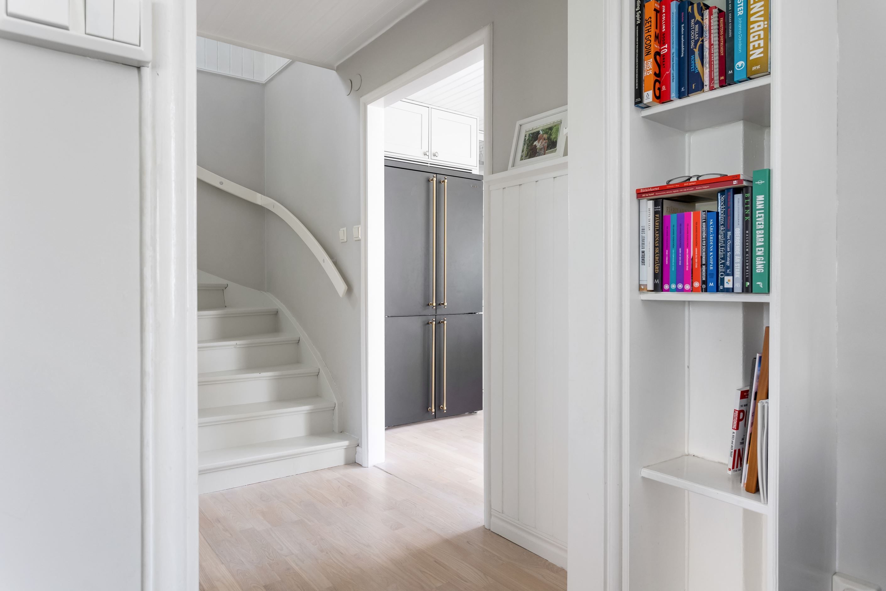 Trappan upp till övervåning