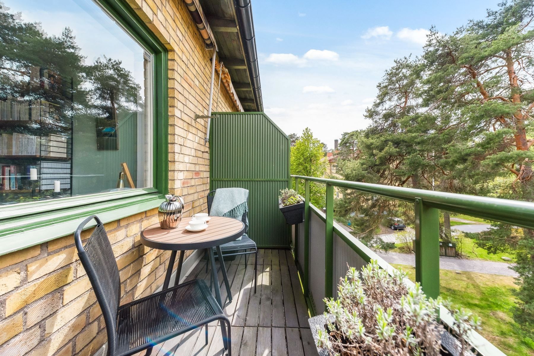 Högst upp i huset med