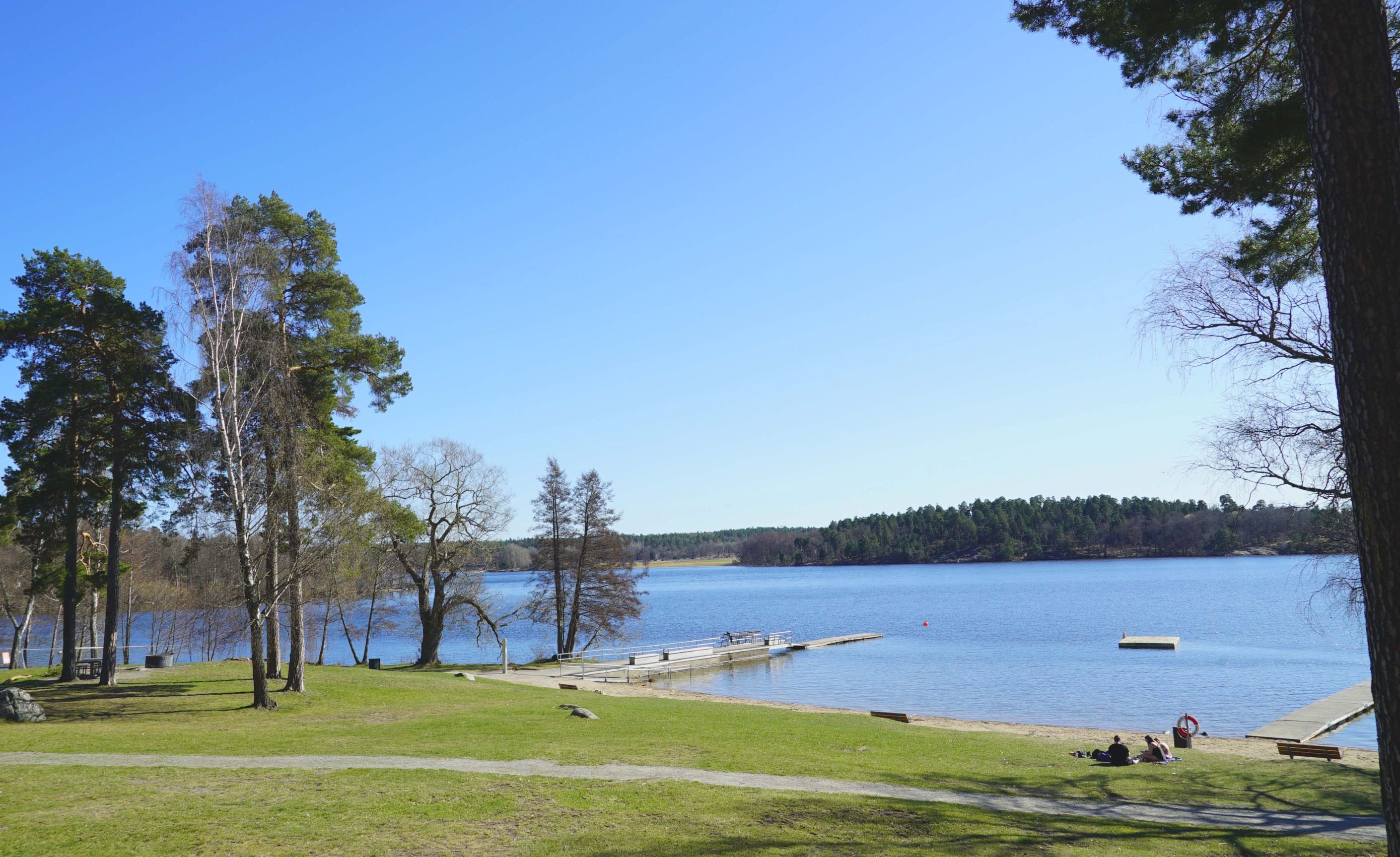 Ängbybadet på promenadavstånd