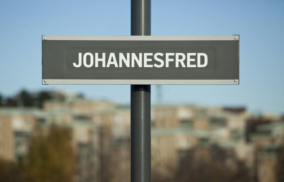 Tvärbana i området