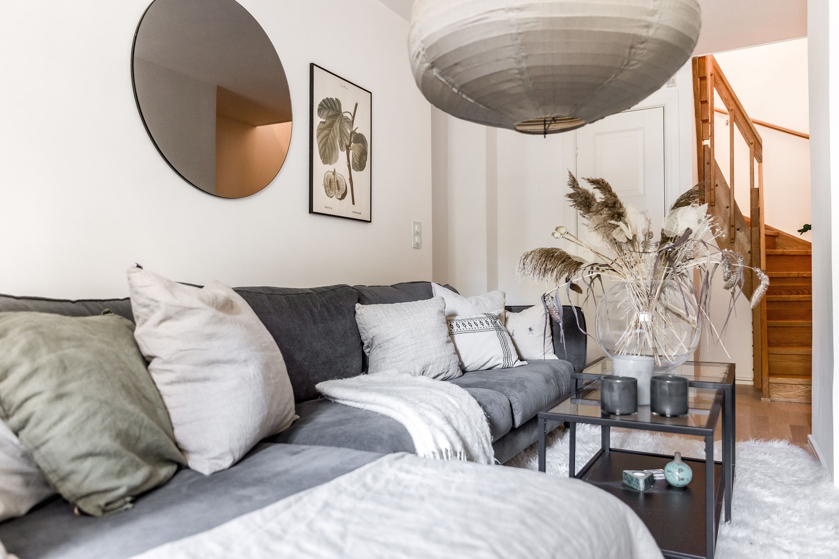 Allrum i nedre plan som kan bli ytterligare sovrum om man så vill