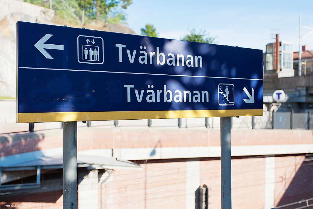 Alviks Torg håller med tvärbana