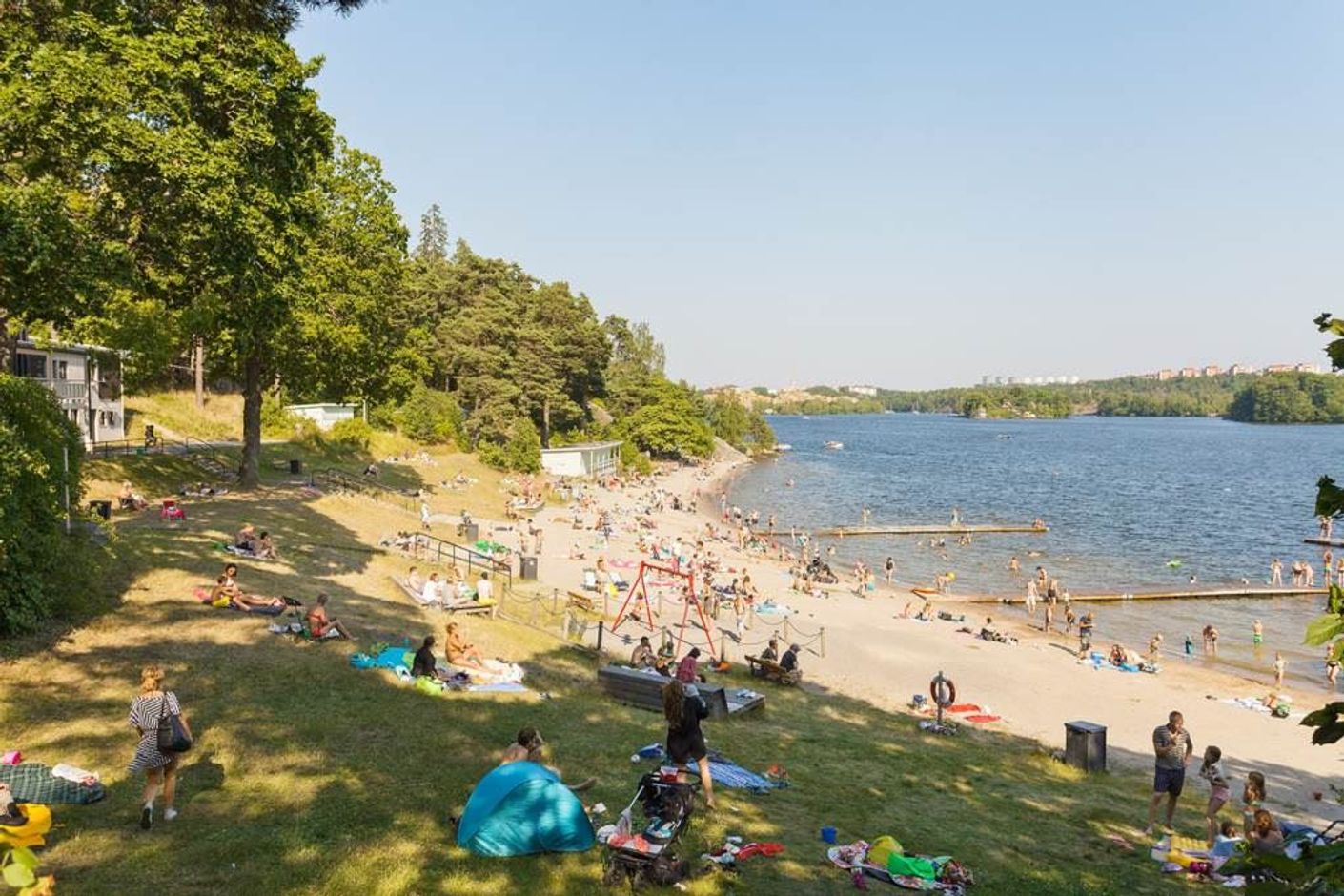 Solviksbadet på behändigt gångavstånd
