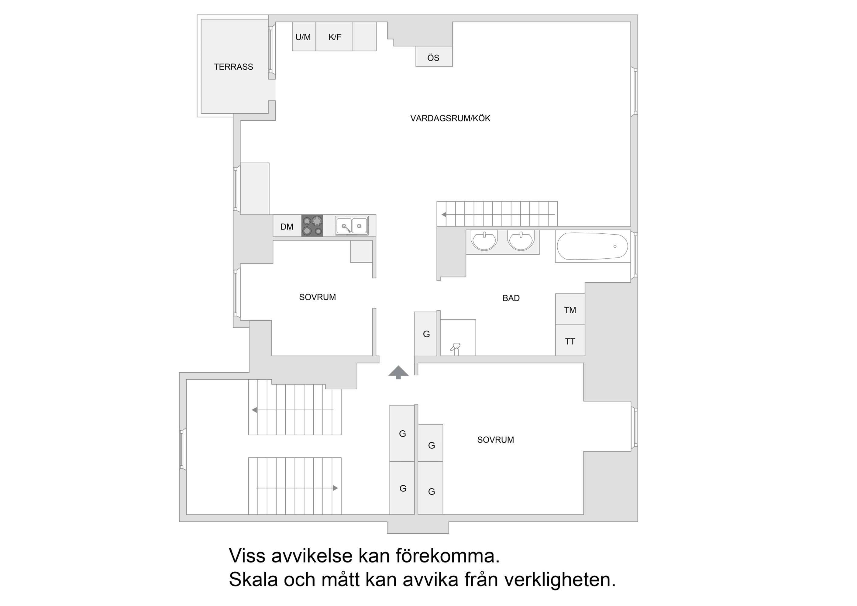 Planskiss entréplan