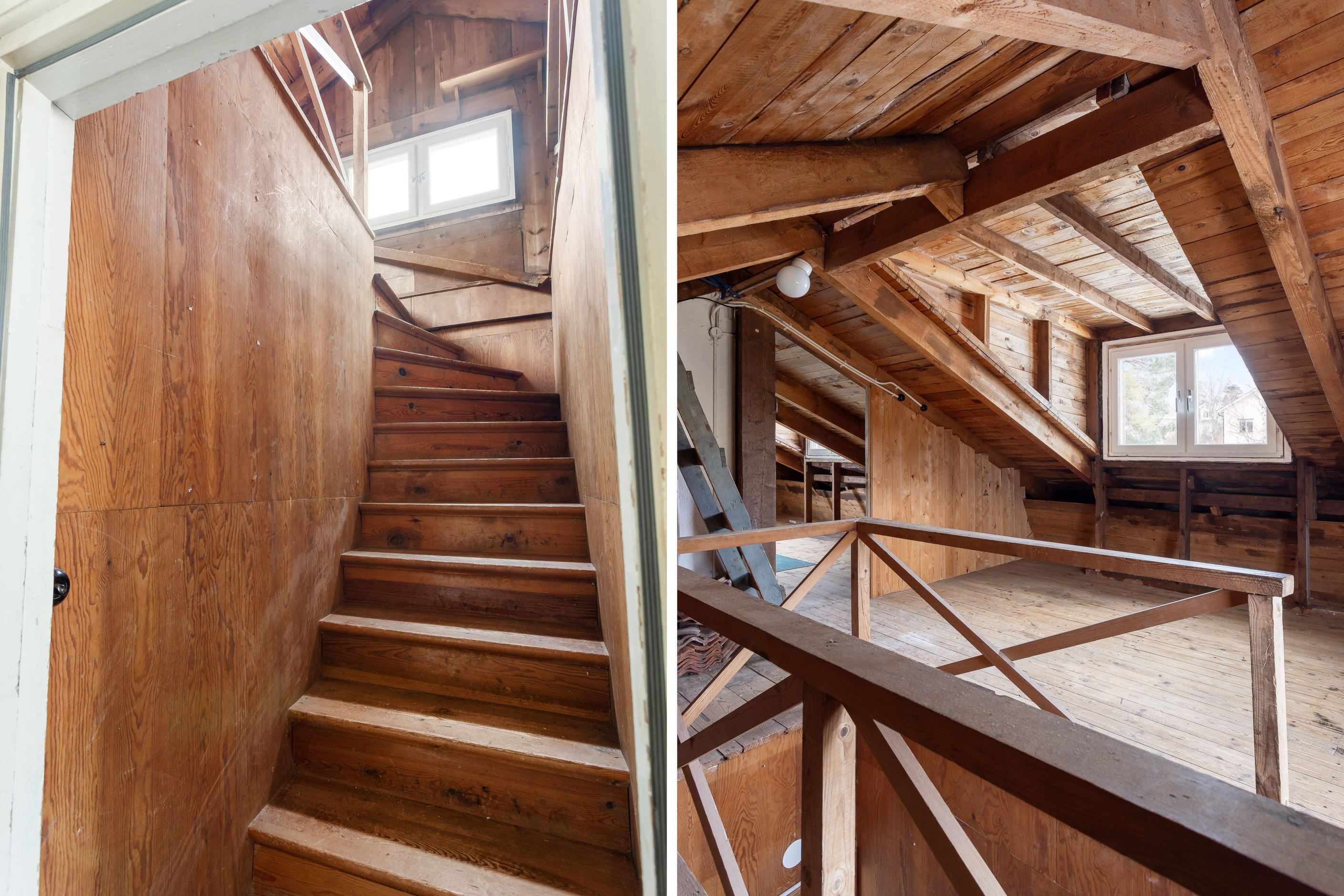 Trappa upp mot den ljusa vinden med inredningspotital