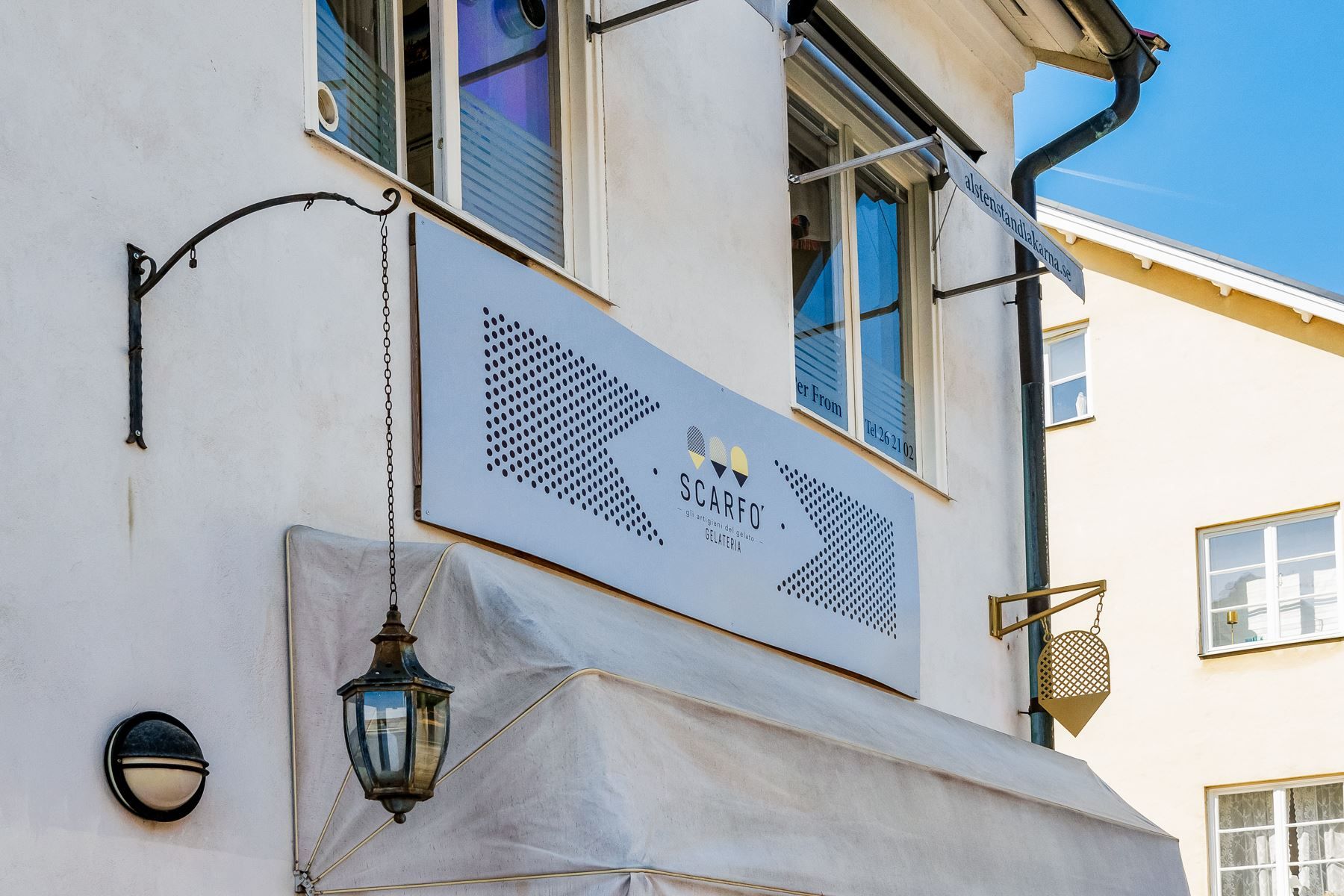 Gelato Scarfo, populär glassbutik i Ålsten