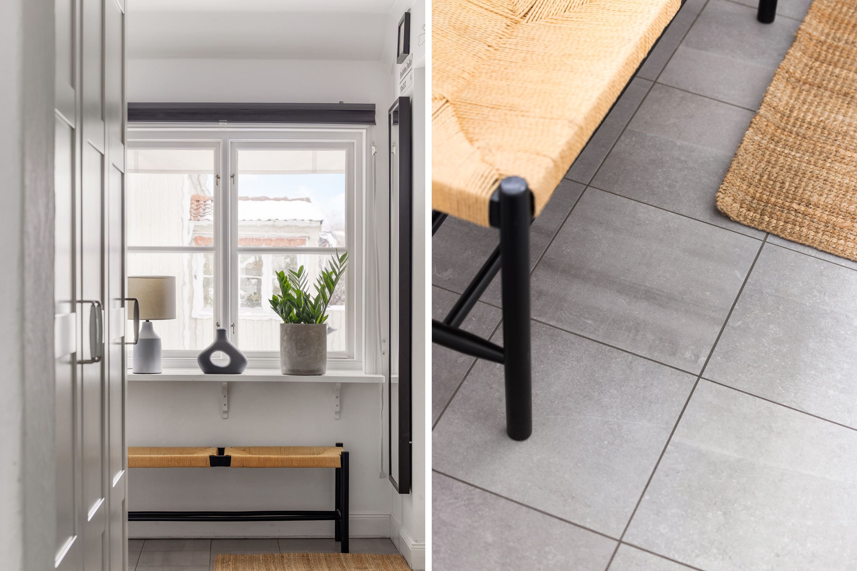 Gott om förvaring i garderober - praktiskt och tåligt golv