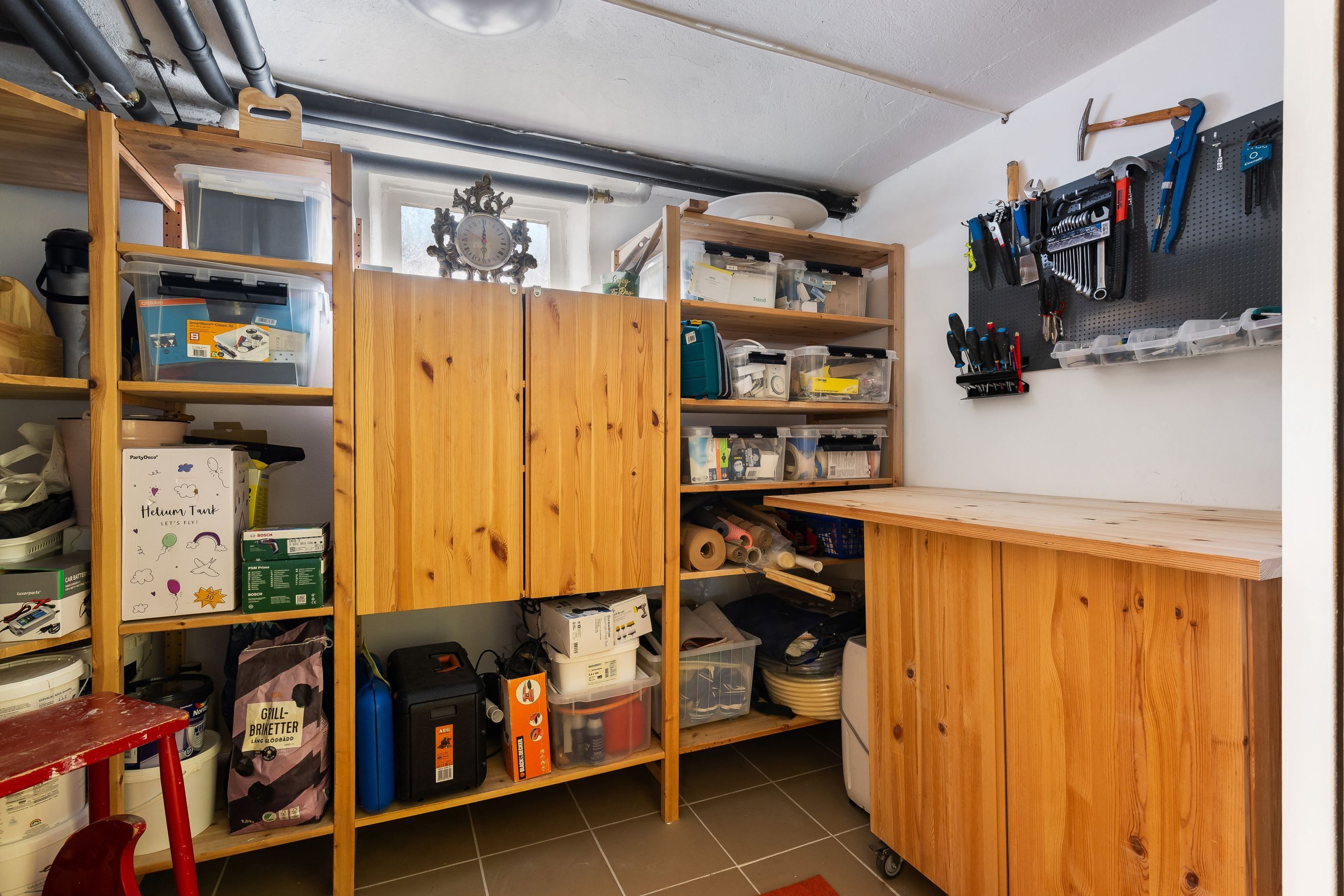 Gott om förrådsyta