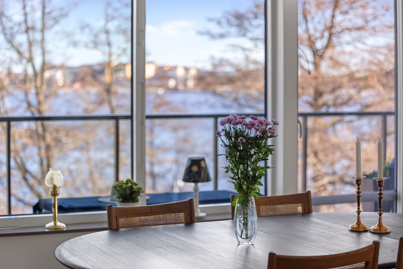 Svårslagen vy från matbordet...