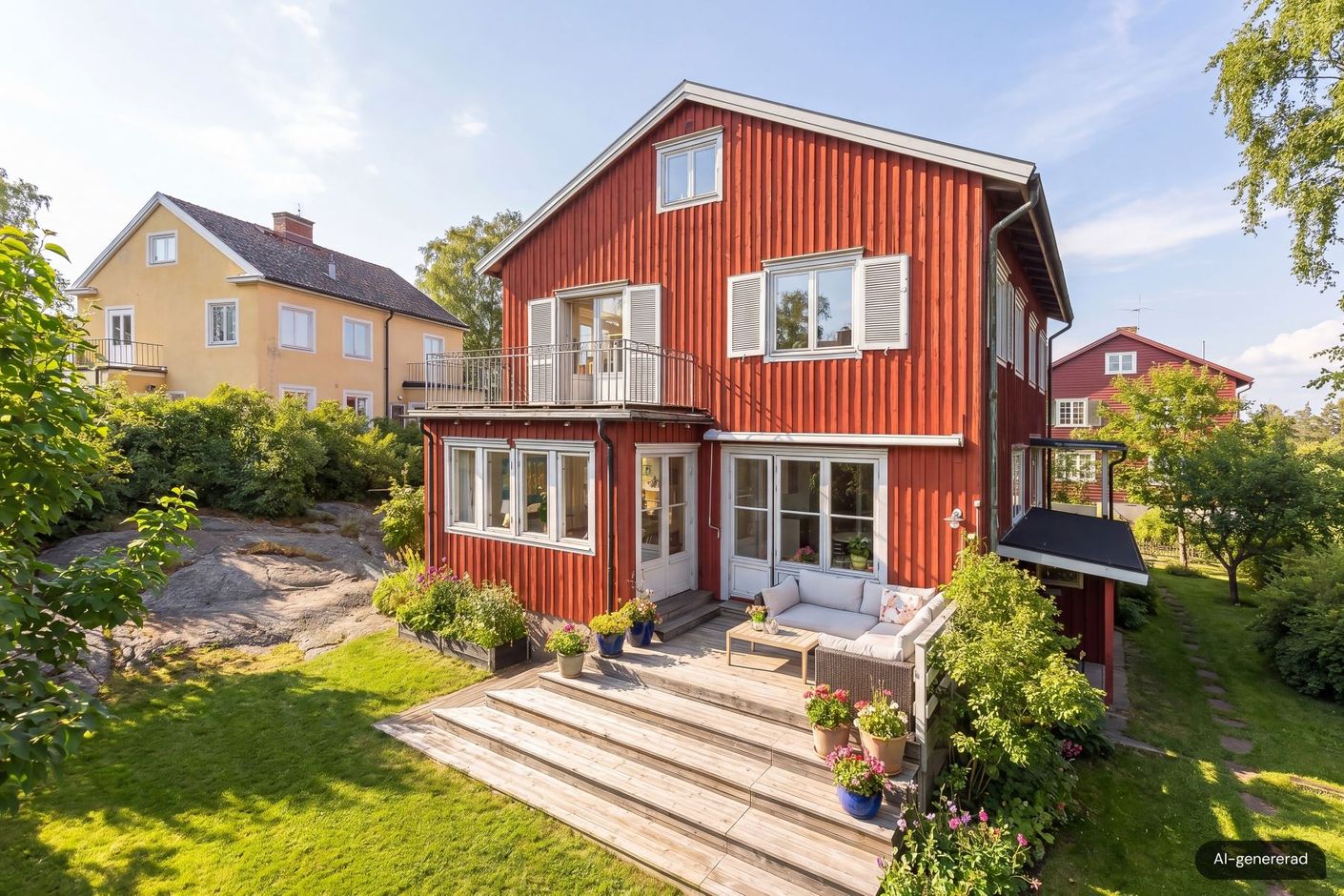 Stilfull 30-talsvilla i mycket fint skick - en bekymmersfri och välbelägen familjevilla