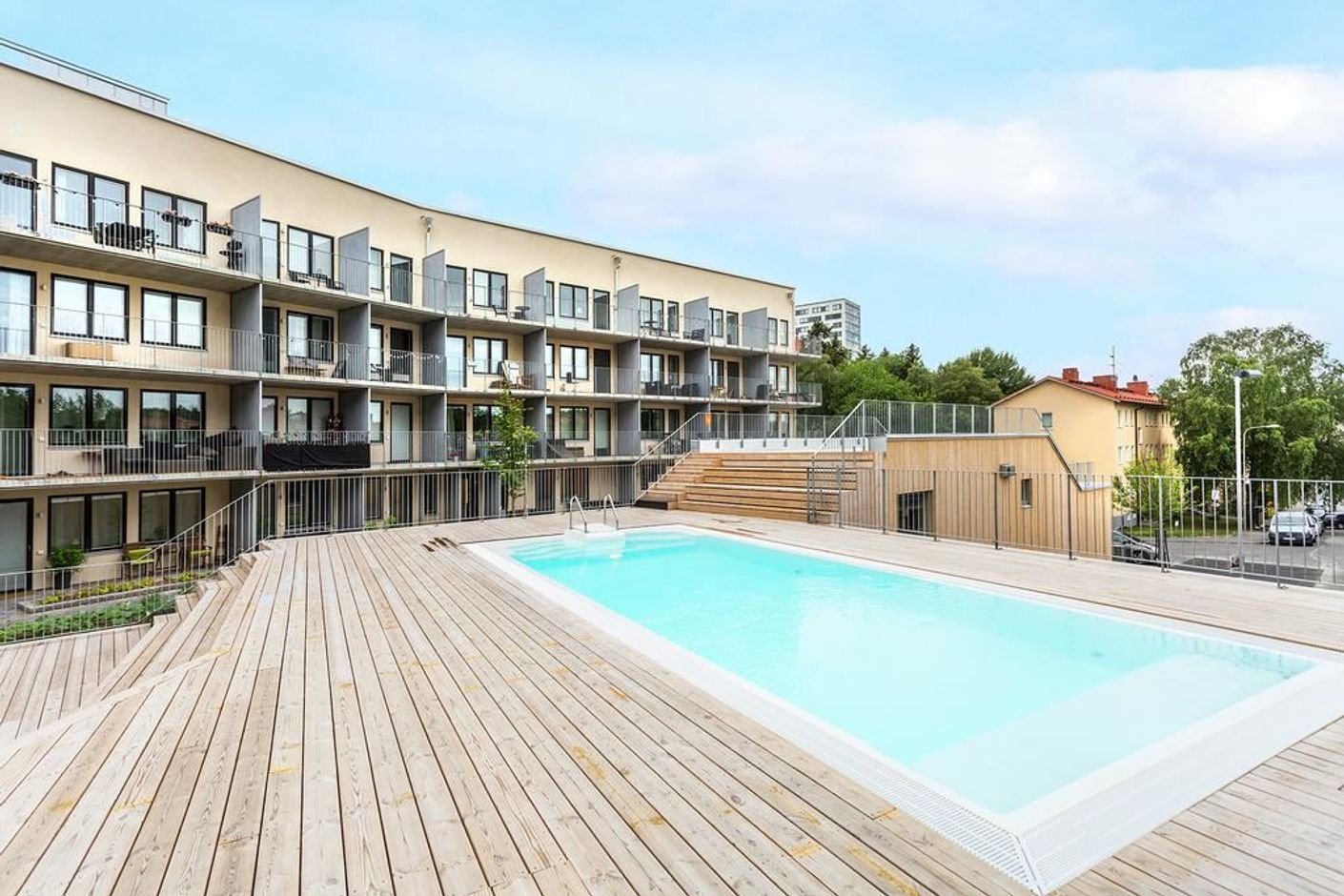 Föreningens egna poolområde