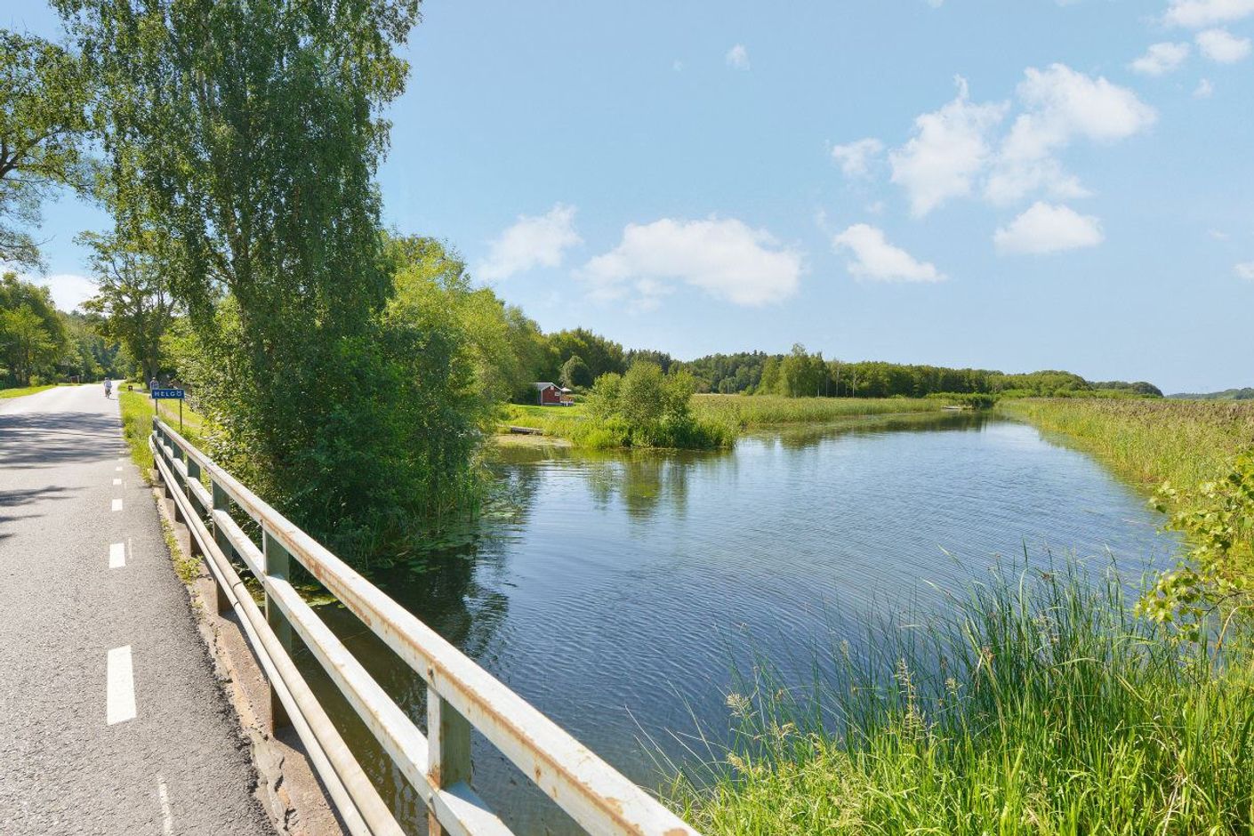 Helgö kanal, ett vackert välkomnande