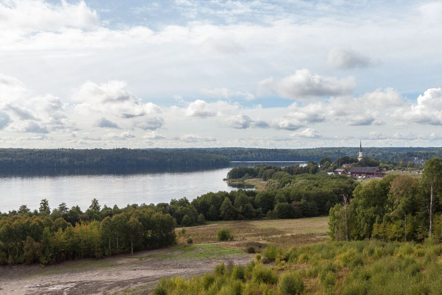 Vackra orörda vyer
