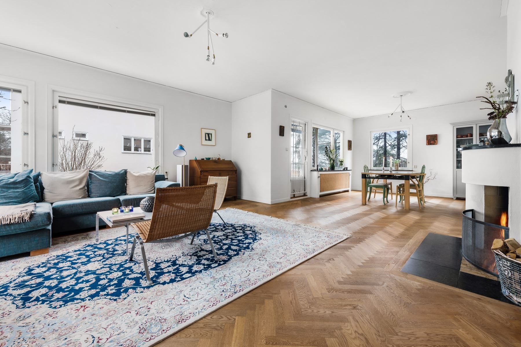 Luftig sällskapsyta med härlig rymd