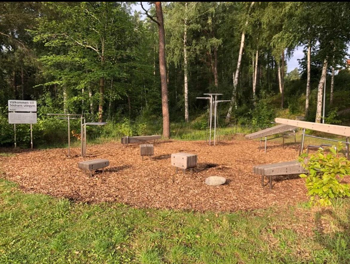 Utegym i Sandudden