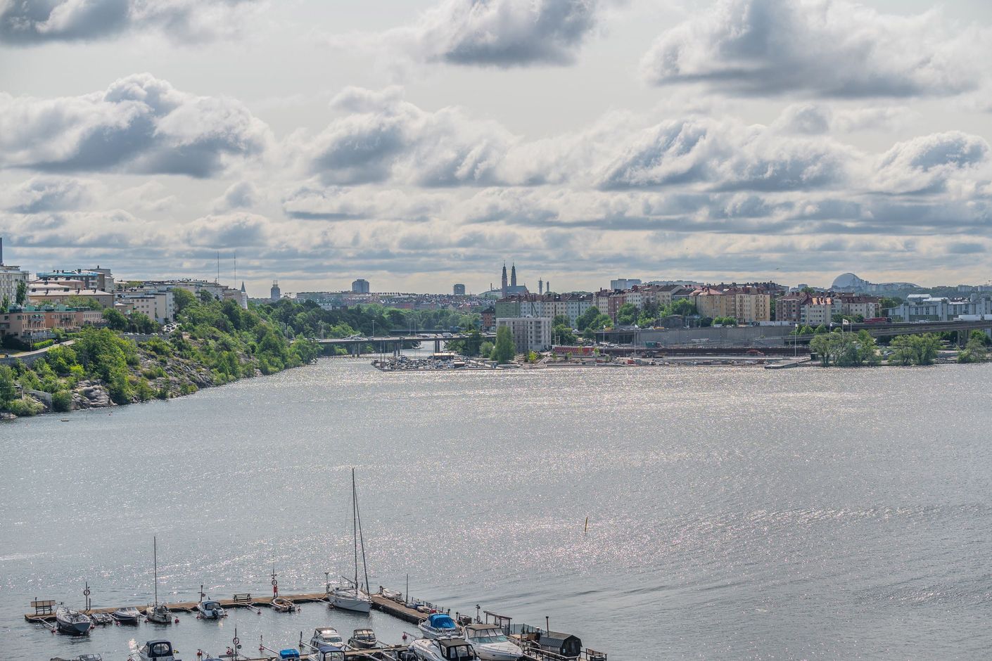 Fri vy över Mälarfjärden och vidare...
