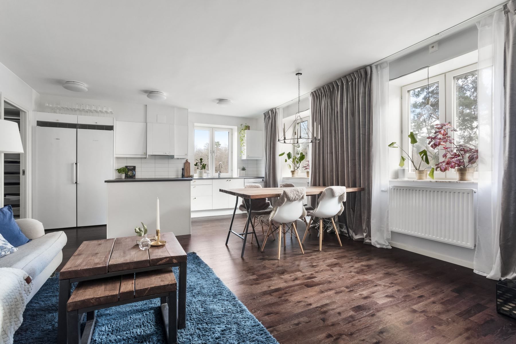 Öppen och social planlösning