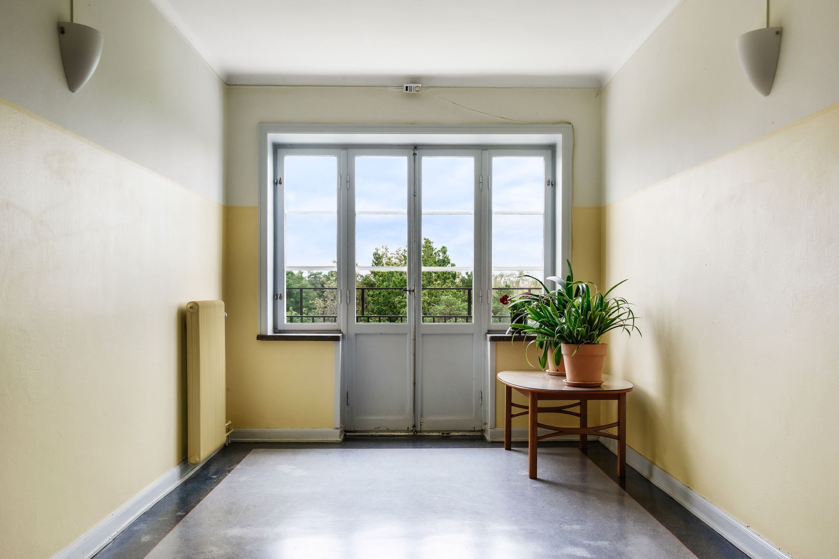 Utgång till en av föreningens balkonger