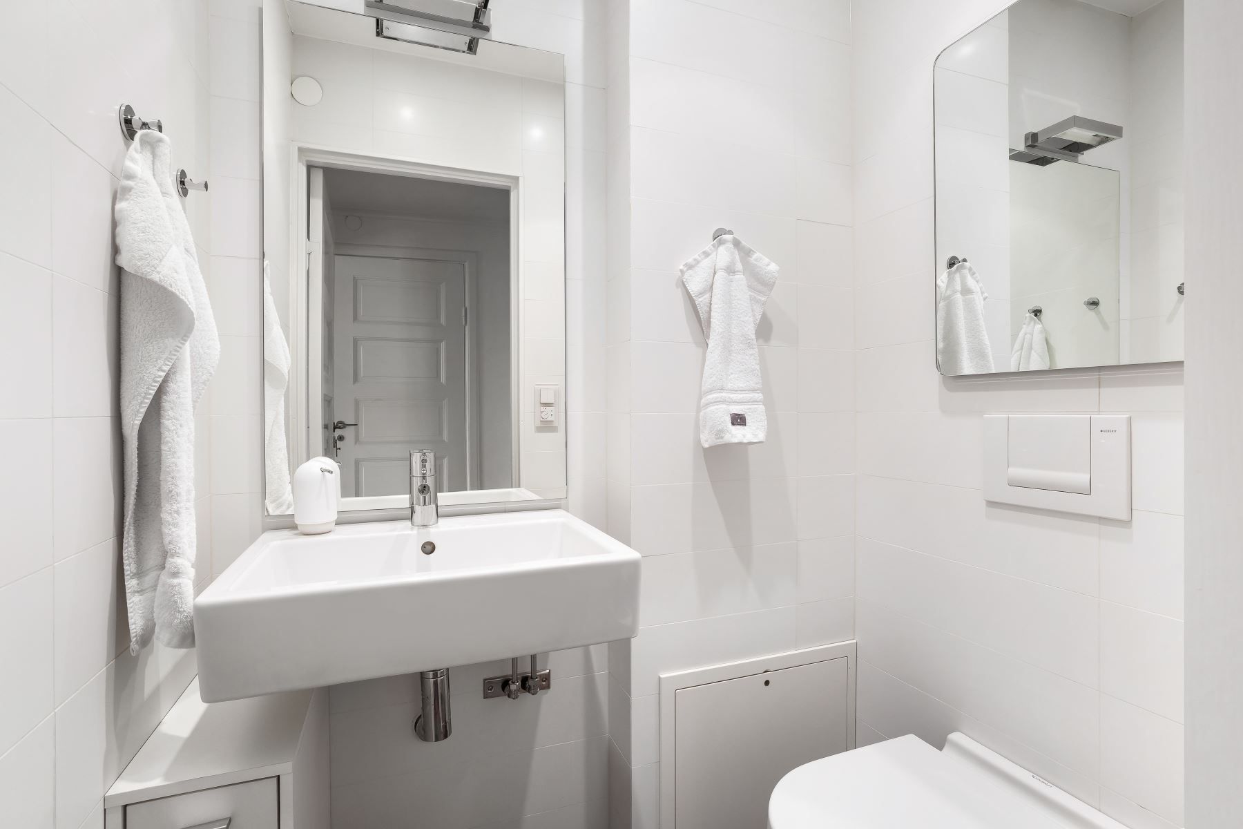 Separat wc på övre plan