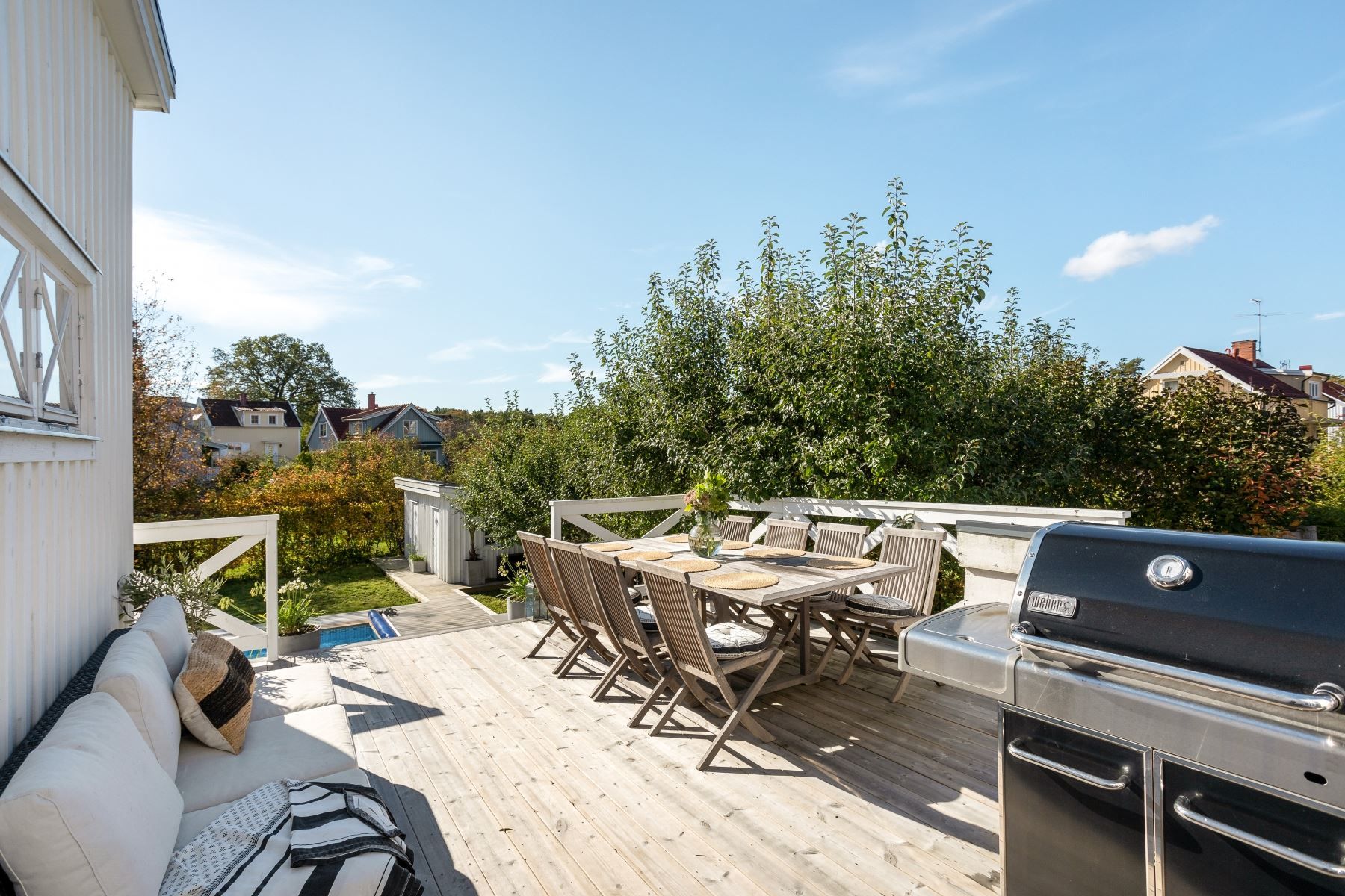 Här njuter man gärna med "nära och kära"