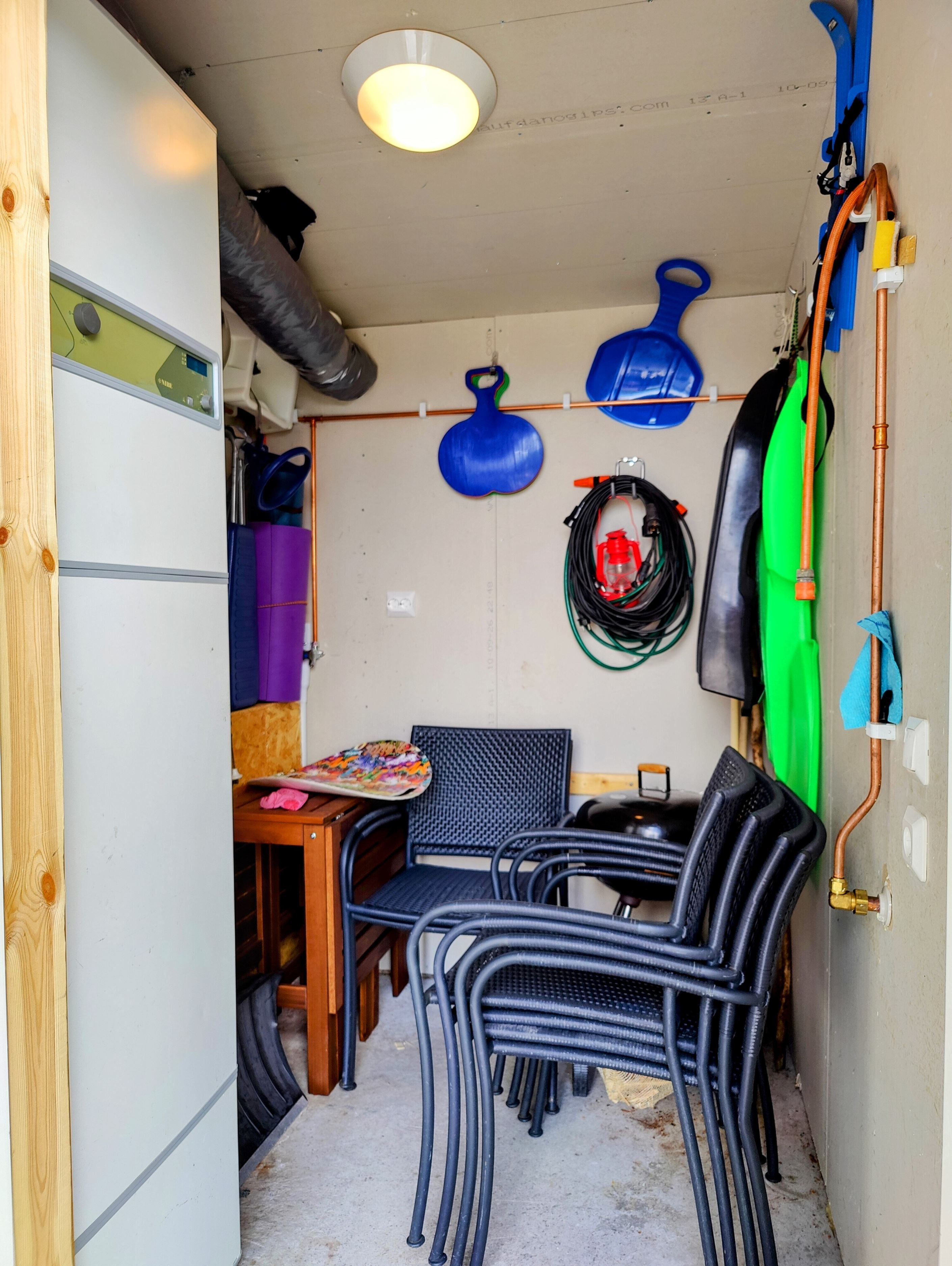 Förråd vid entrédörren