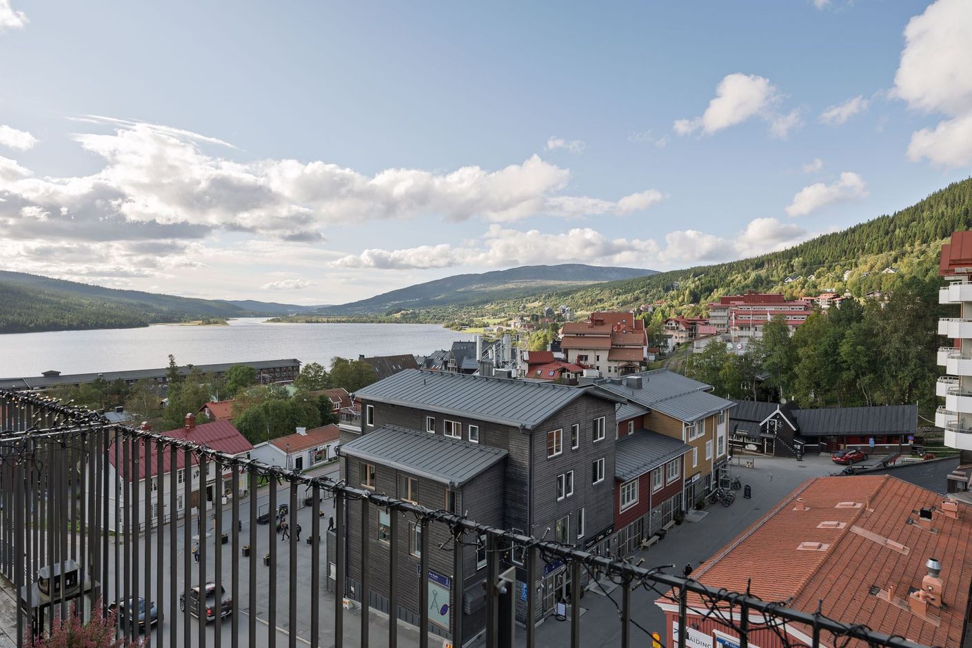 Utsikt från balkongen