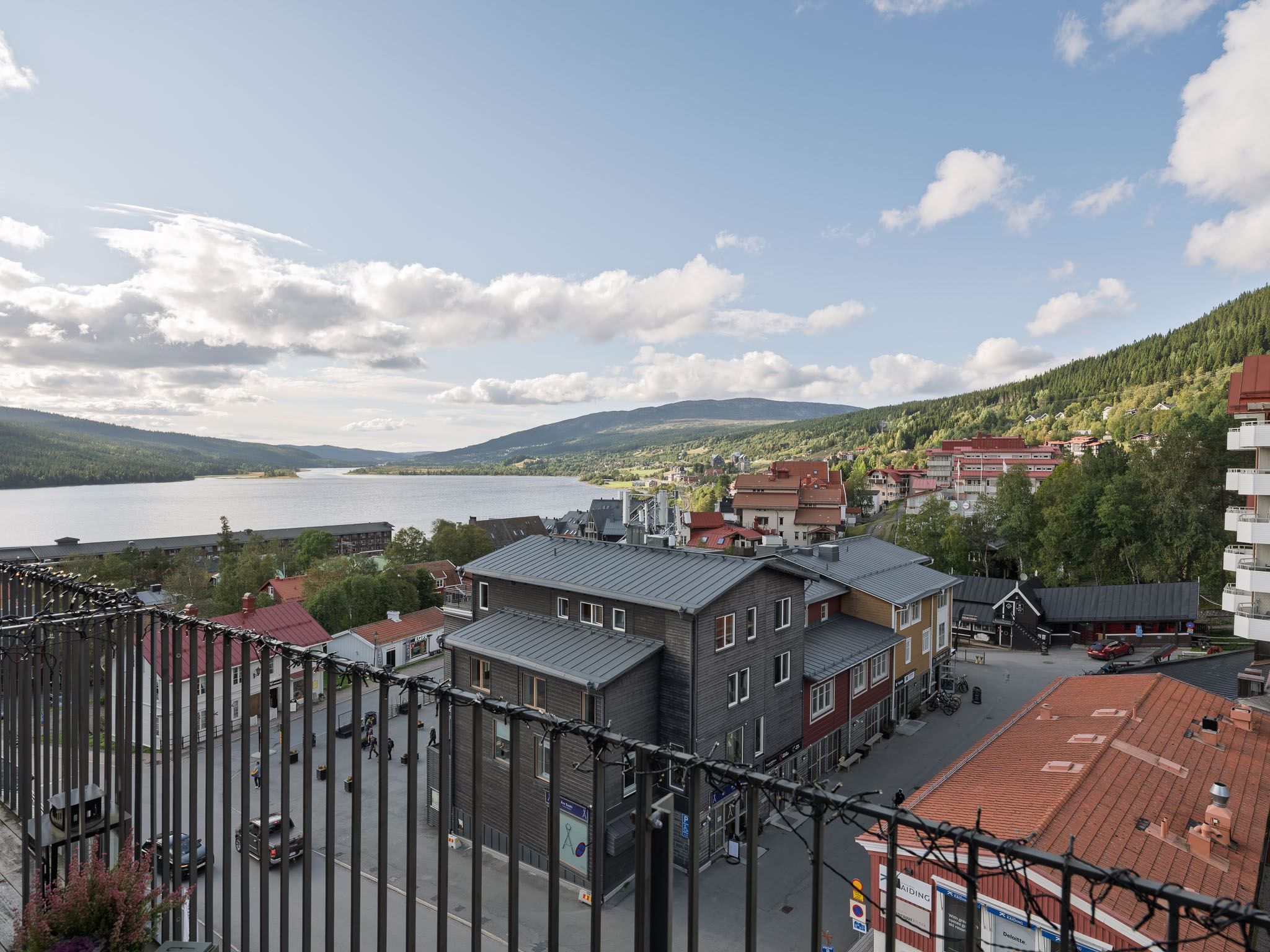 Utsikt från balkongen