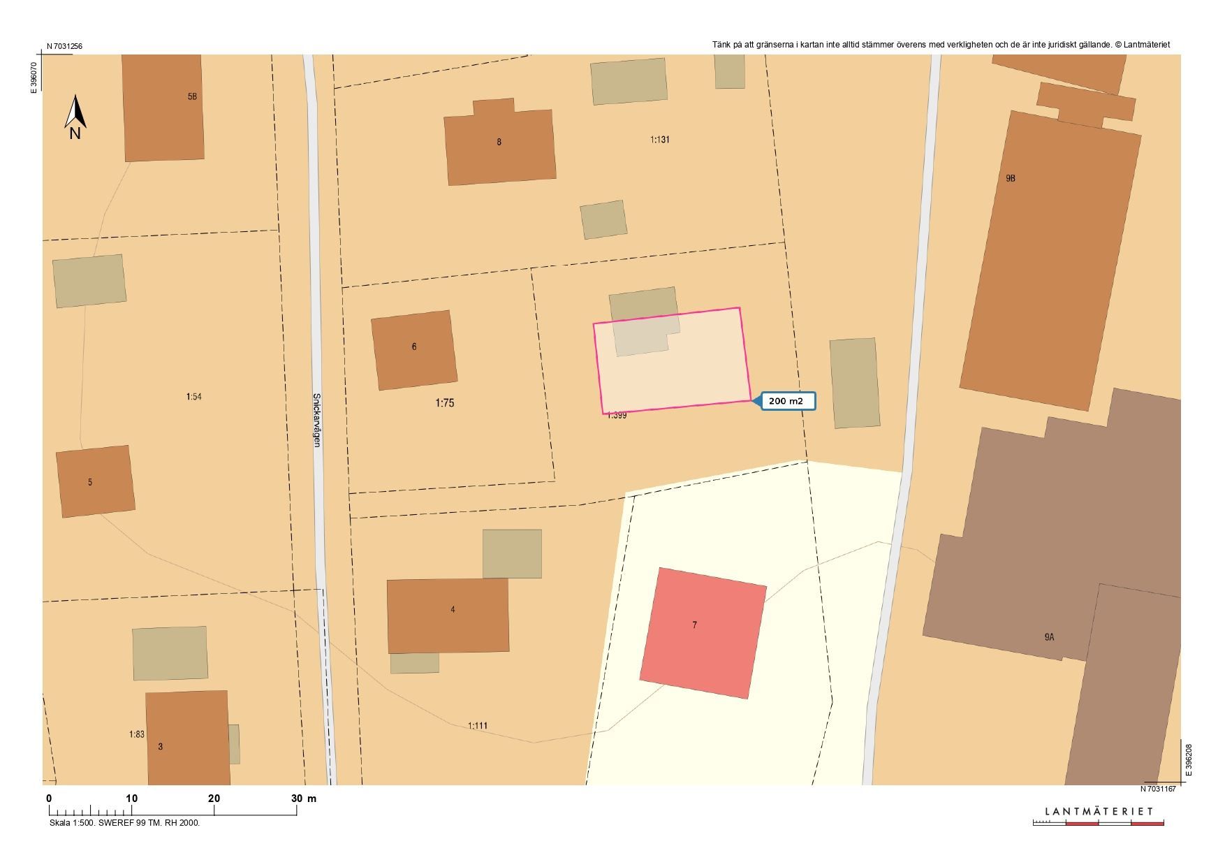 Exempel på 200m2 bottenplatta