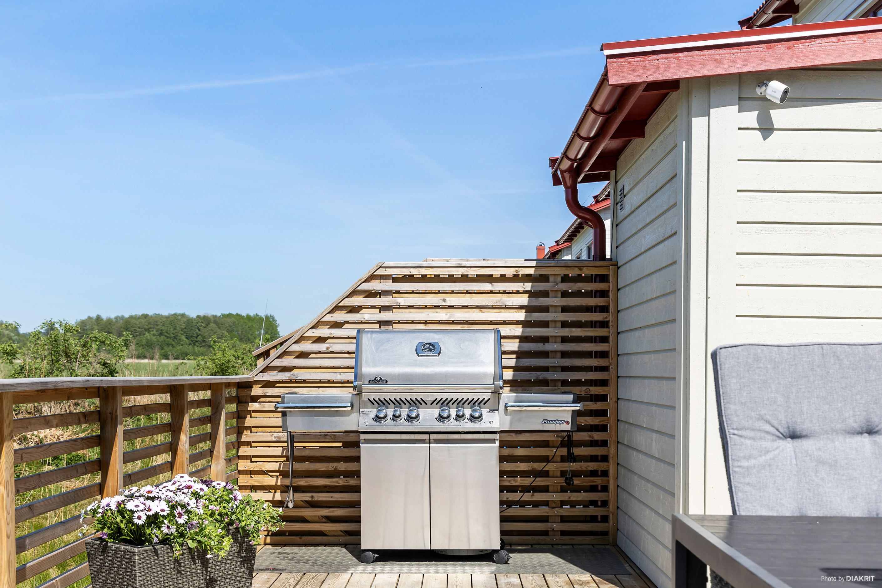 Perfekt plats för grillkvällar med nära och kära.