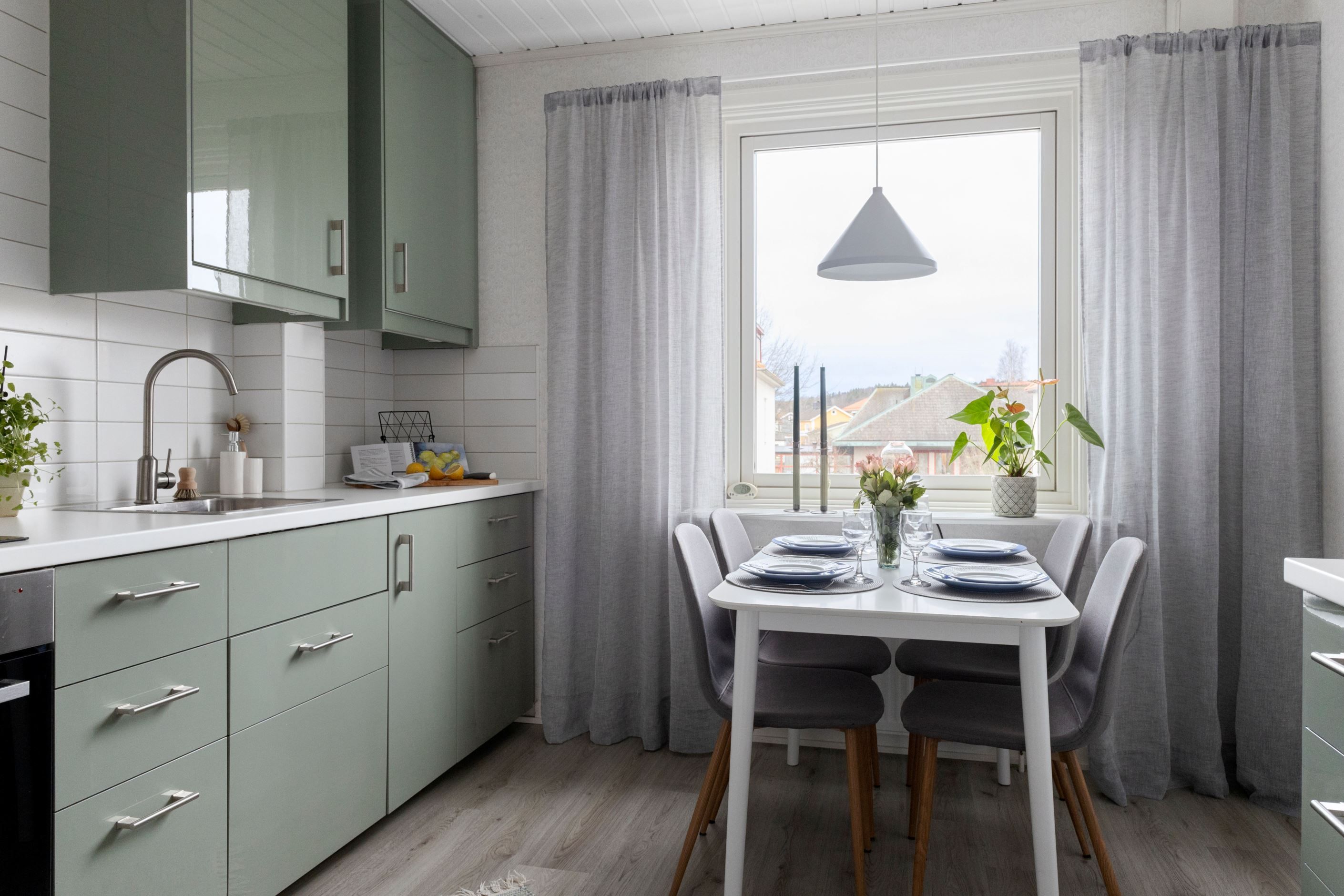 Stilfullt och snyggt kök.