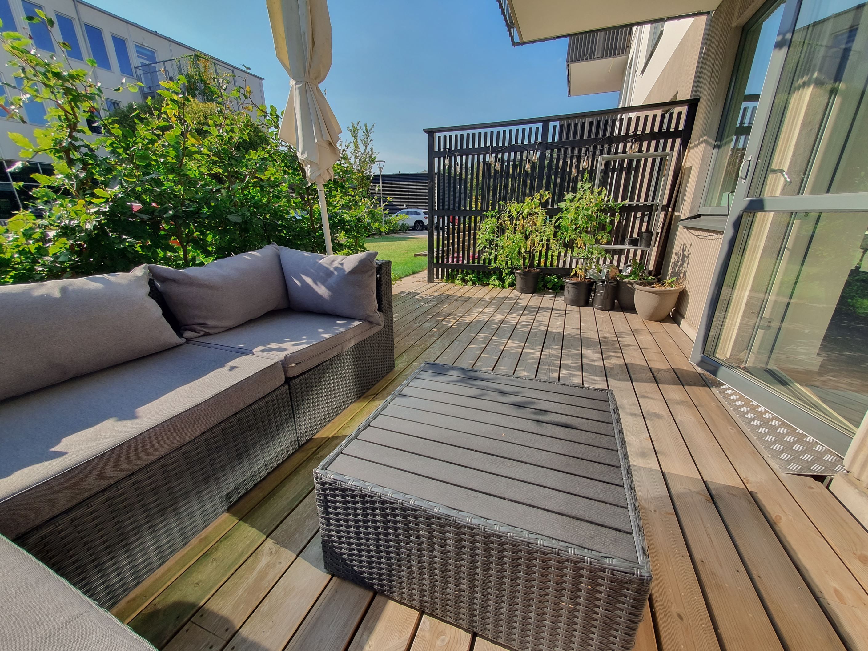 Perfekt solläge (säljarens bild).