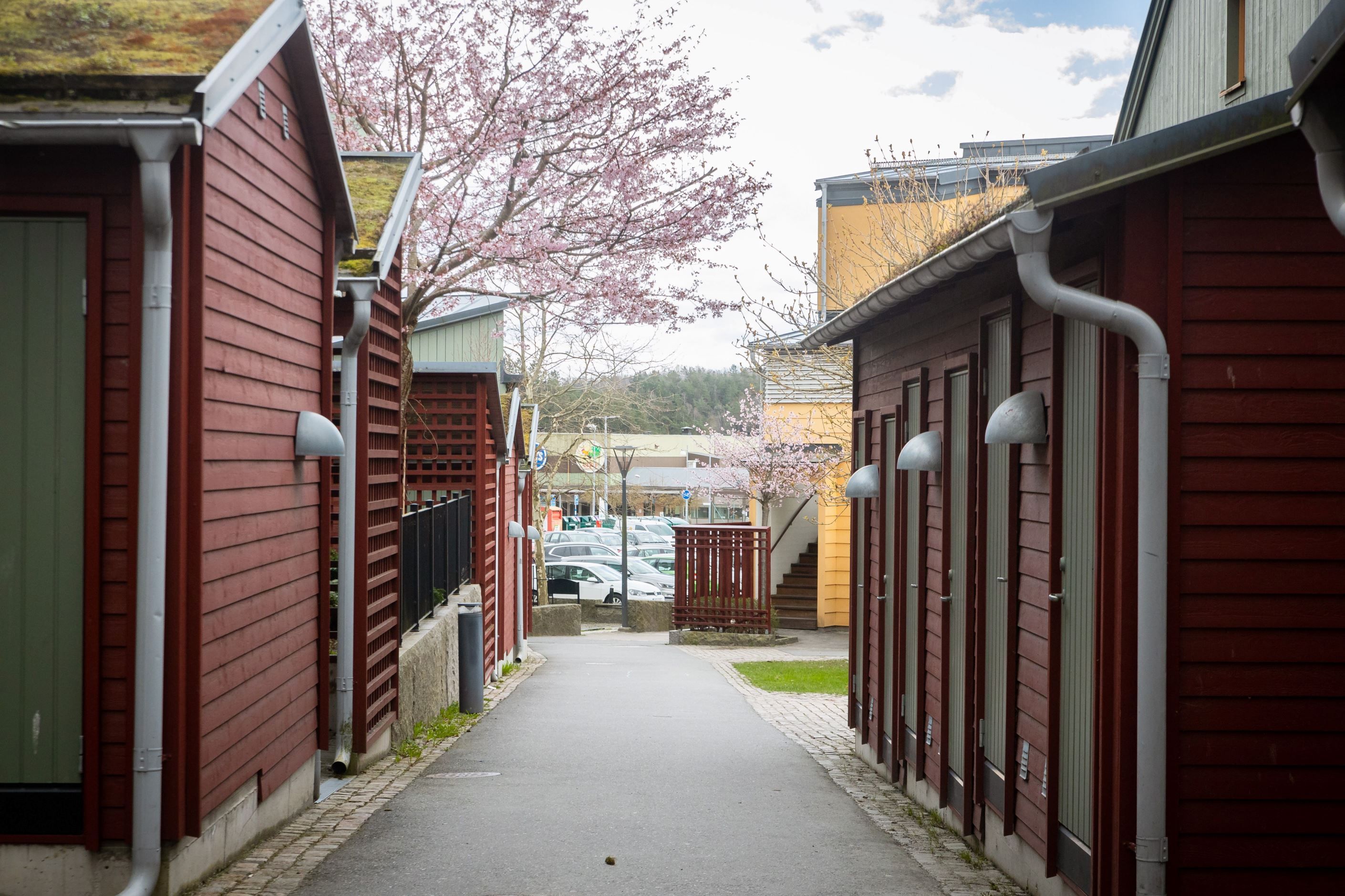Innergården andas mysig småstad.