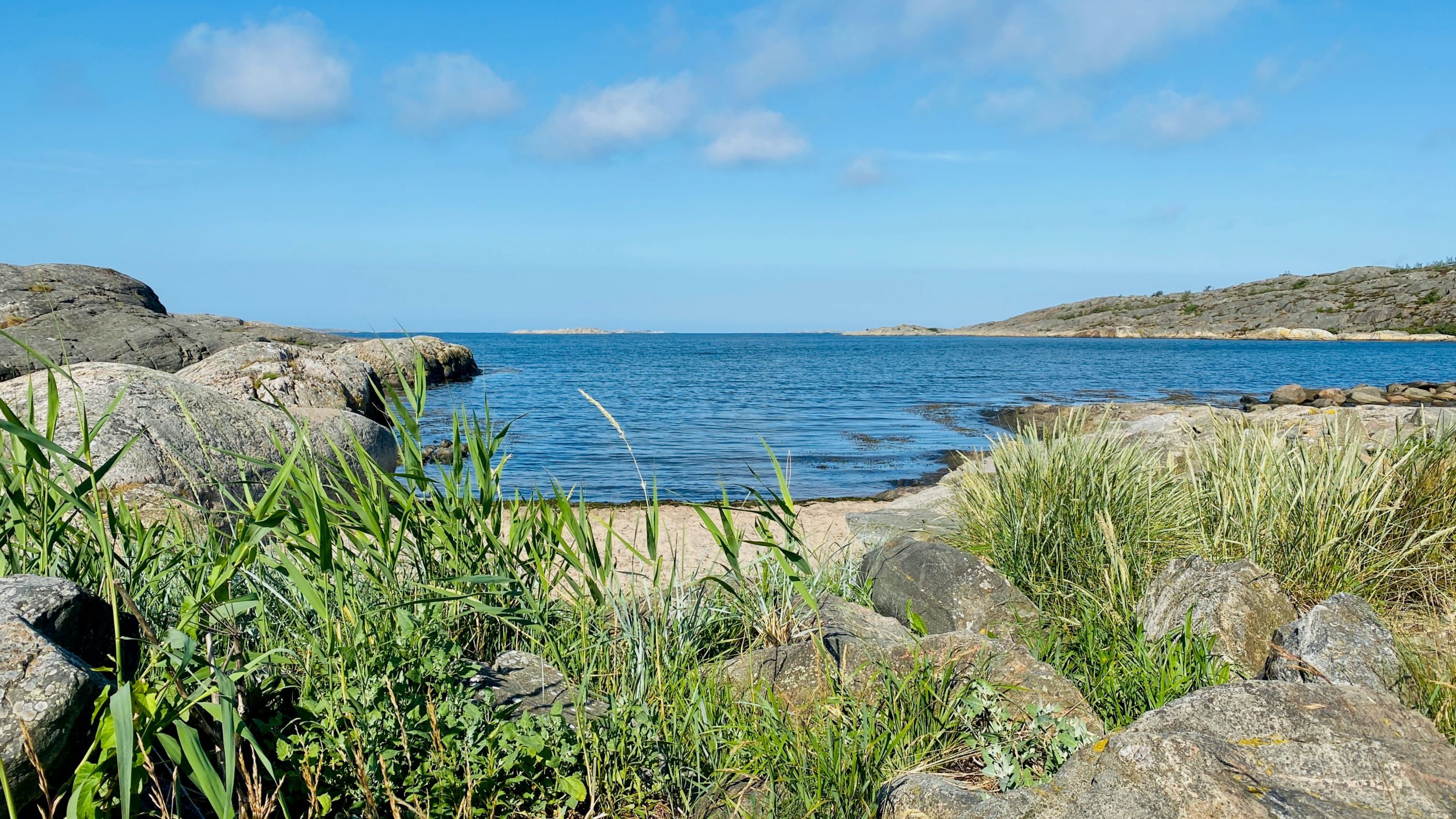 Flera sandstränder i Sundhammar