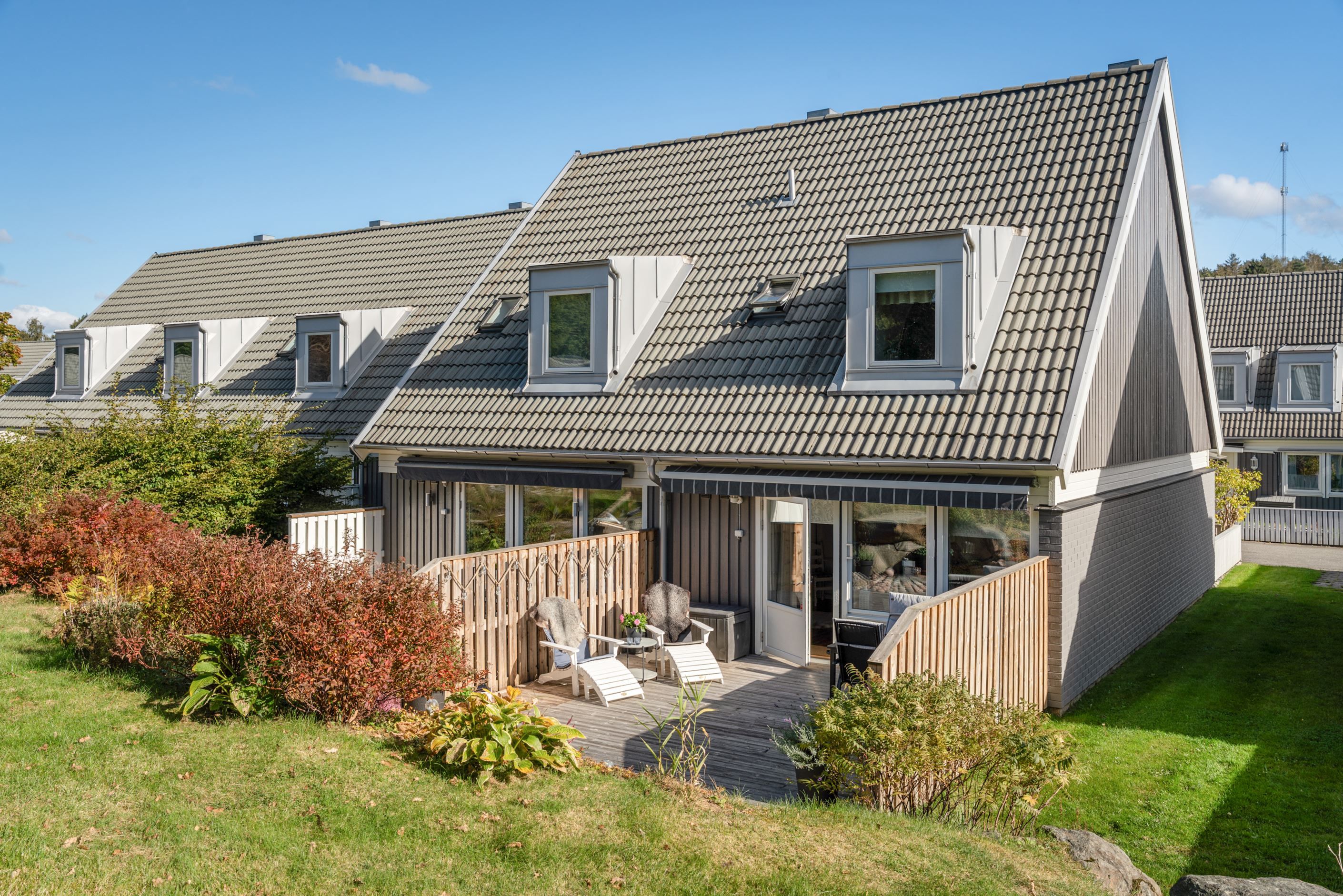 Villakänsla i bostadsrättsform.