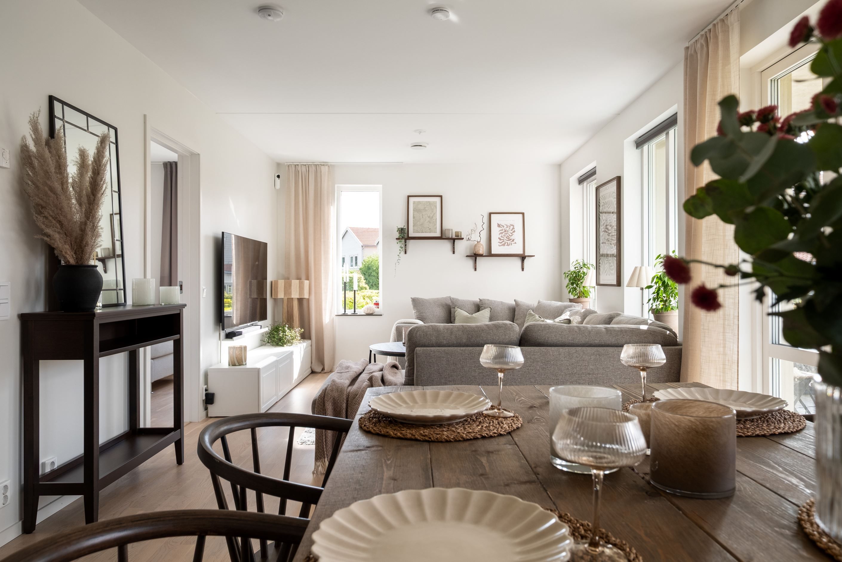 Här finns gott om plats för gemenskap.