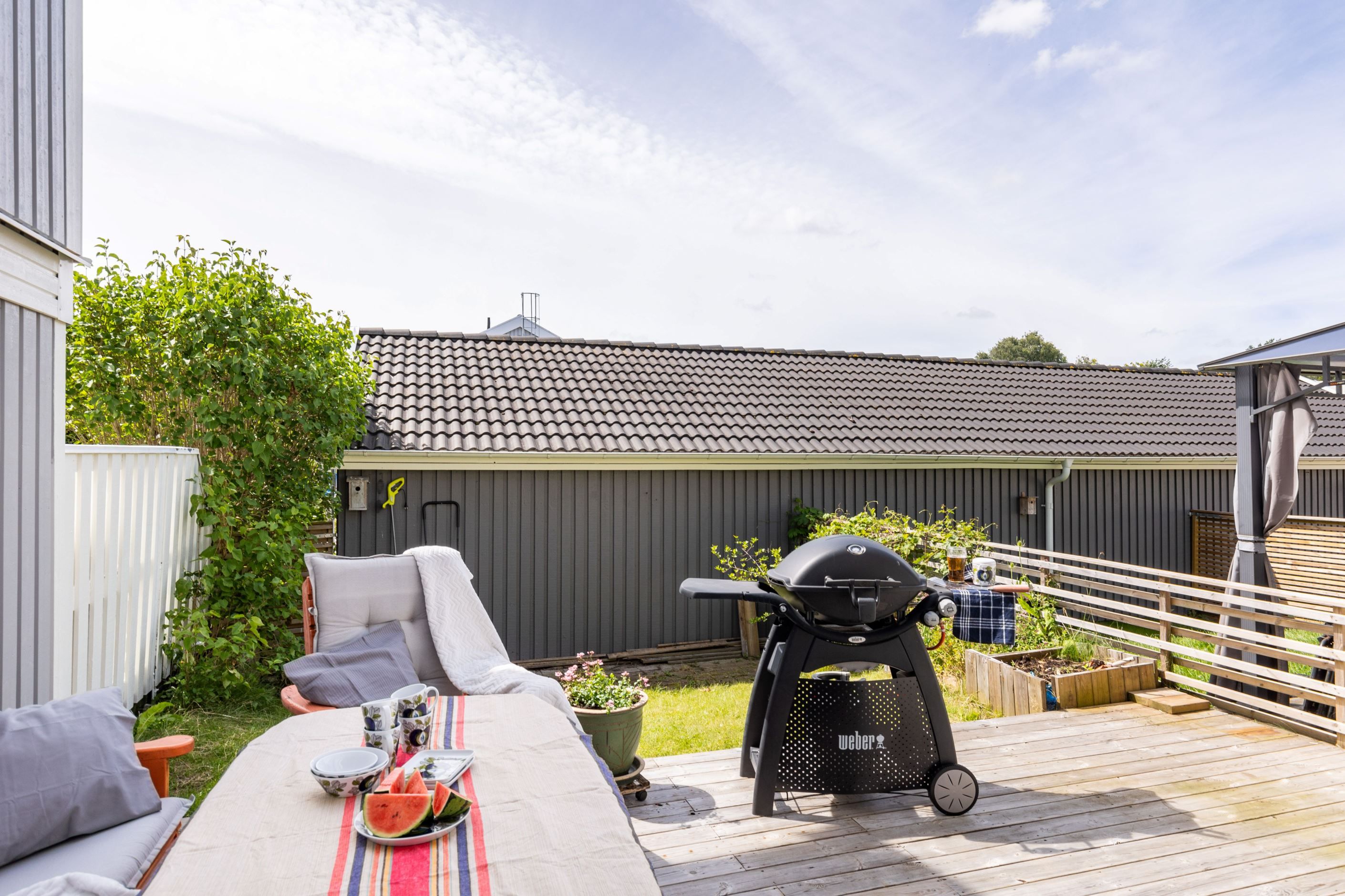Privat solläge perfekt för gemenskap och avkoppling.