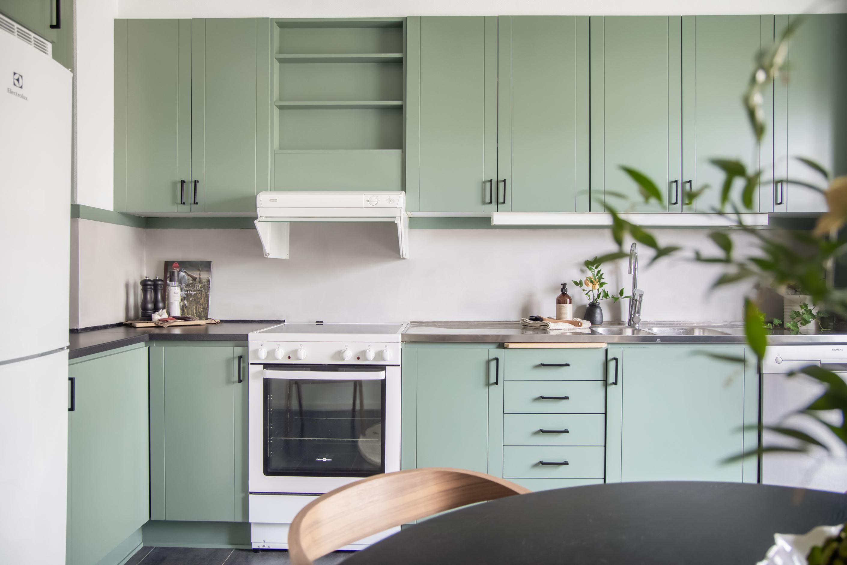 Gott om förvaringsmöjligheter.