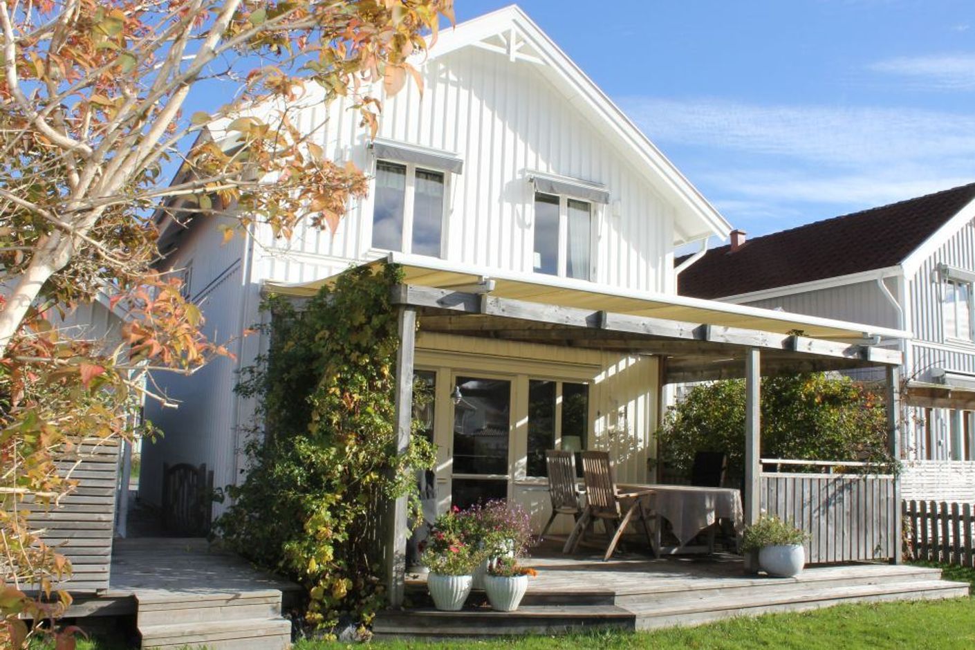 Altan i bästa solläge.